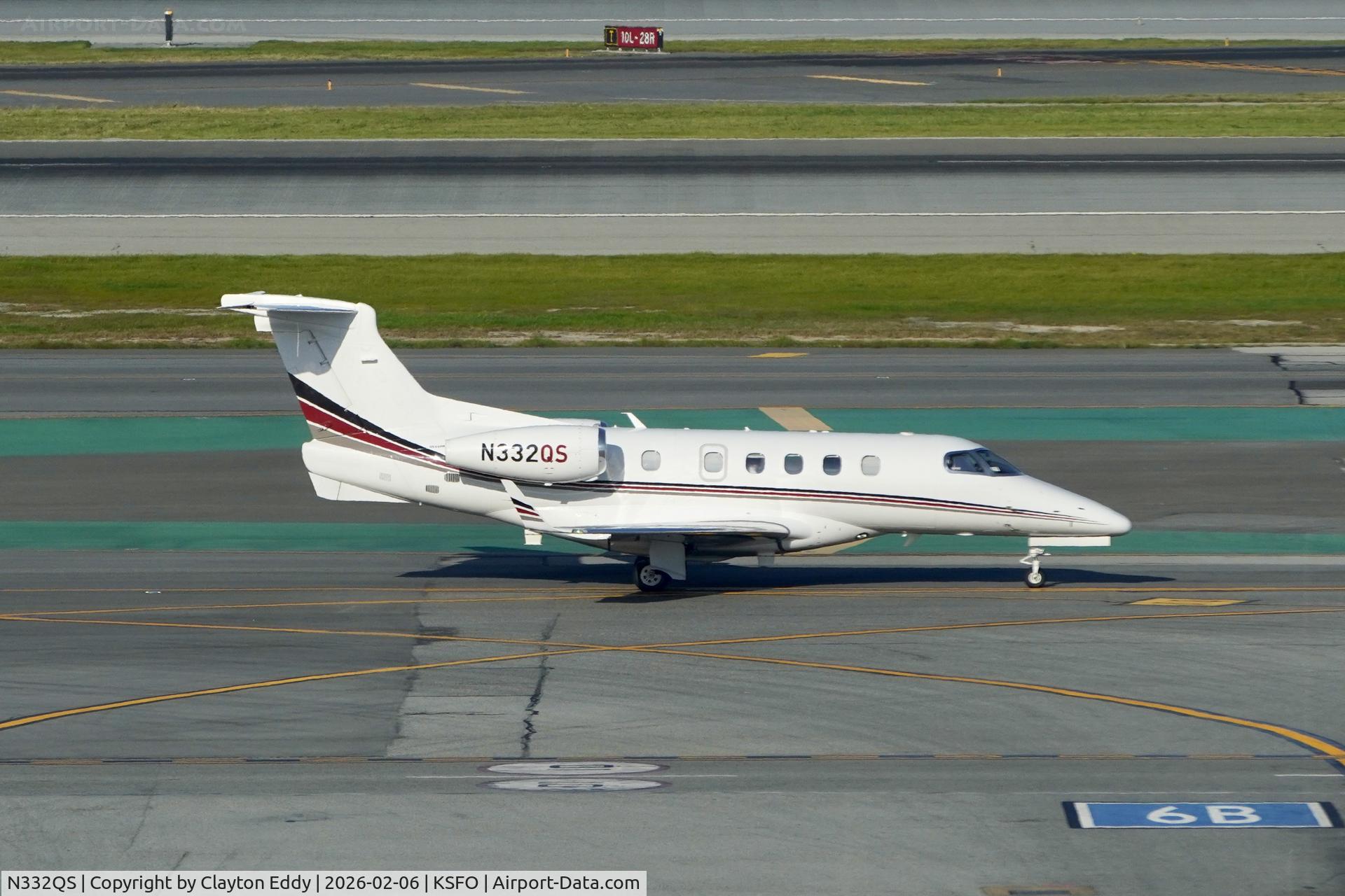 N332QS, 2014 Embraer EMB-505 Phenom 300 C/N 50500184, Sky Terrace SFO 2026