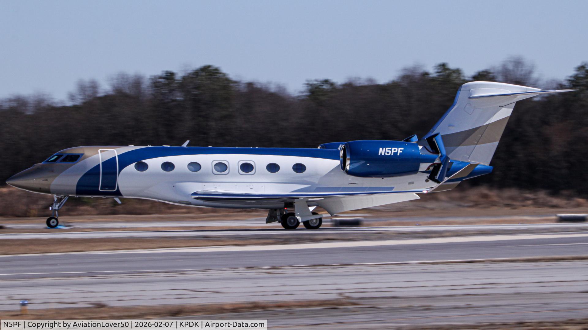 N5PF, 2018 Gulfstream Aerospace GVII-G500 C/N 72010, G500