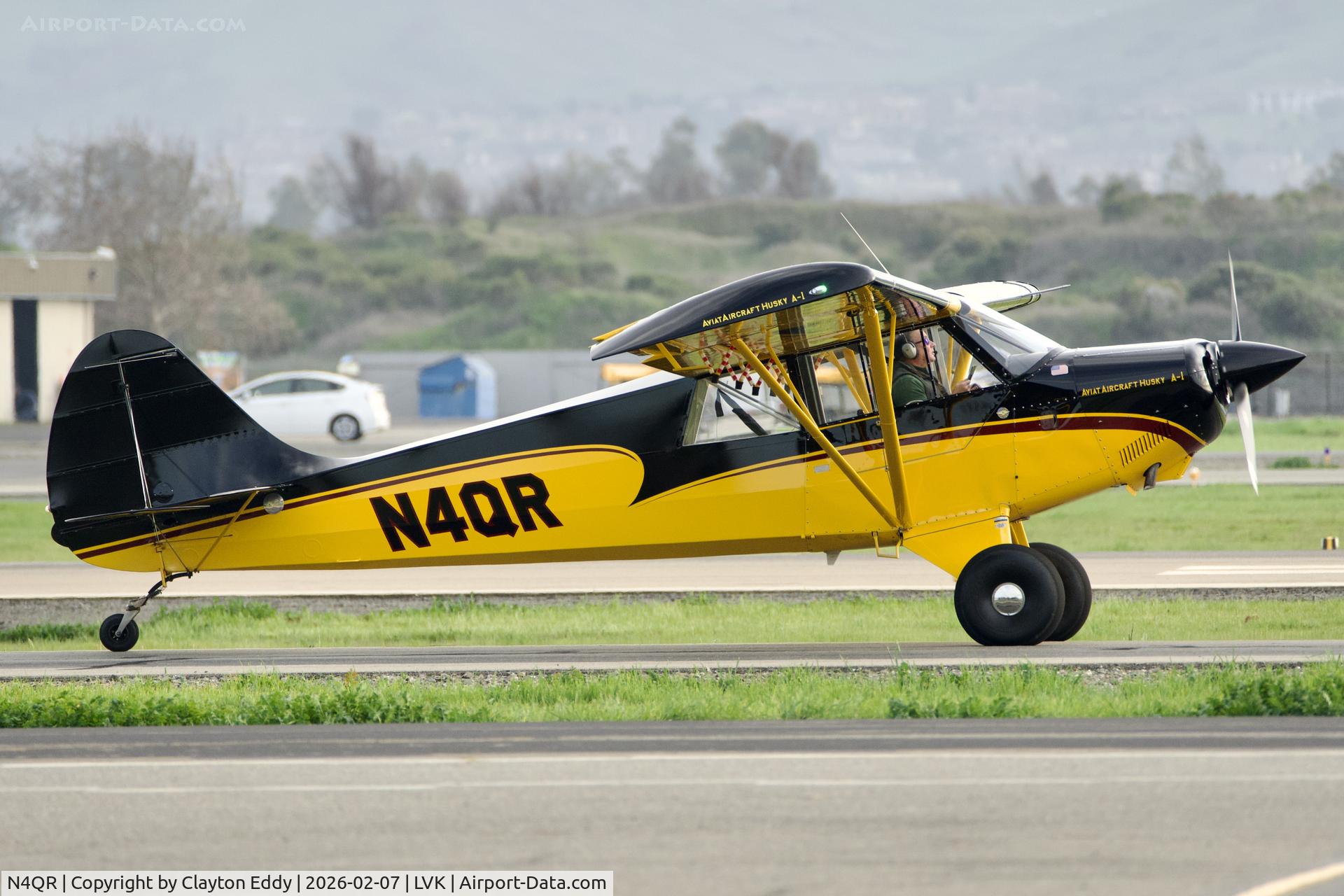 N4QR, 1997 Aviat A-1 Husky C/N 1363, Livermore airport in California 2026