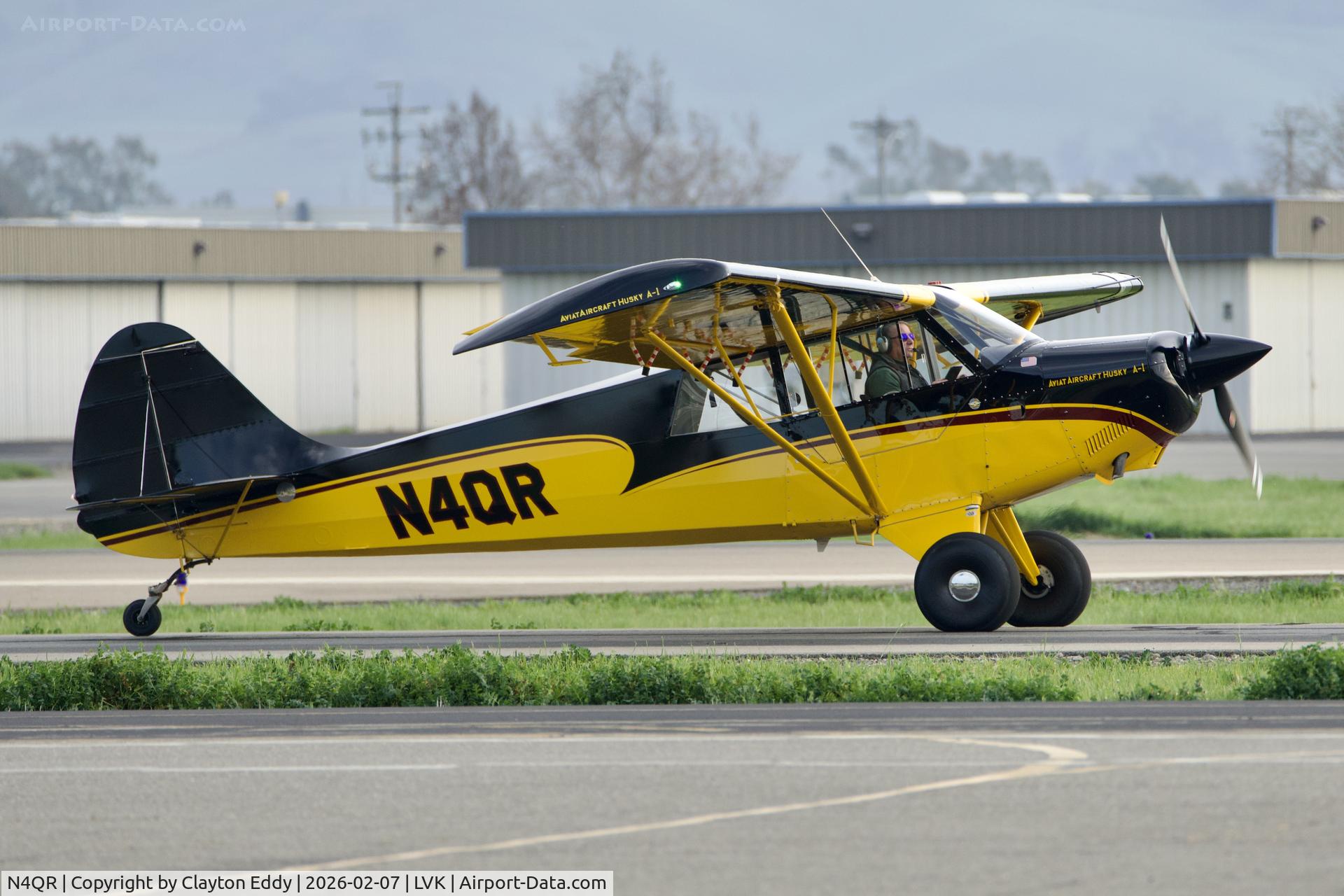 N4QR, 1997 Aviat A-1 Husky C/N 1363, Livermore airport in California 2026