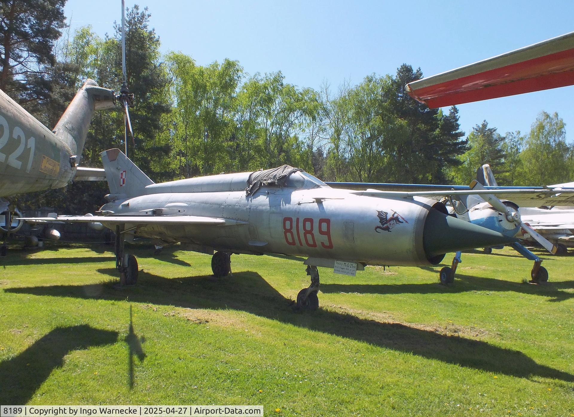 8189, Mikoyan-Gurevich MiG-21MF-75 C/N 96008189, Mikoyan i Gurevich MiG-21MF-75 FISHBED-J at the Air Park Zruč-Senec