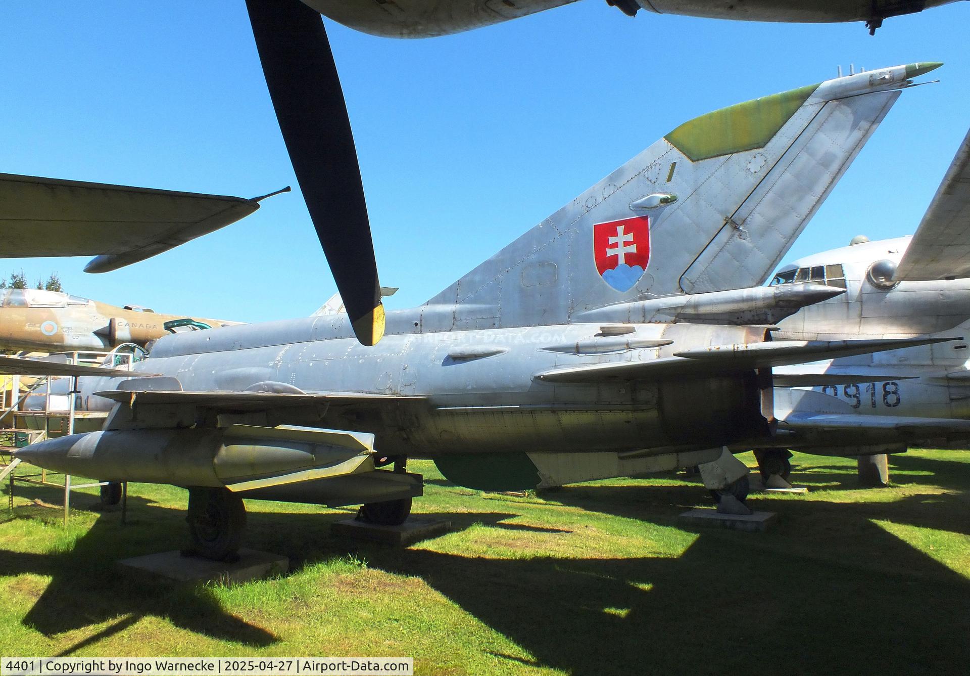 4401, Mikoyan-Gurevich MiG-21MF C/N 964401, Mikoyan i Gurevich MiG-21MF FISHBED-J at the Air Park Zruč-Senec
