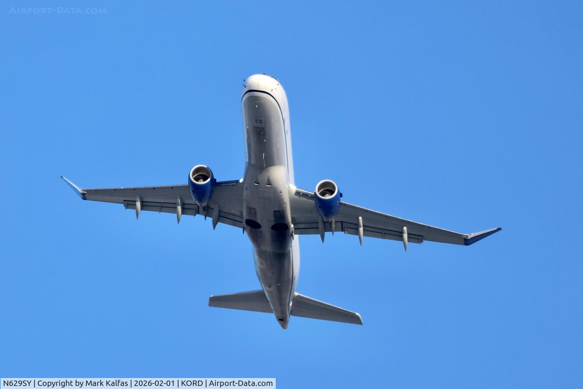 N629SY, 2024 EMBRAER ERJ 170-200 LL C/N 17000986, E75L SkyWest  United Express EMBRAER 175 N629SY SKW5320 ORD-ASE