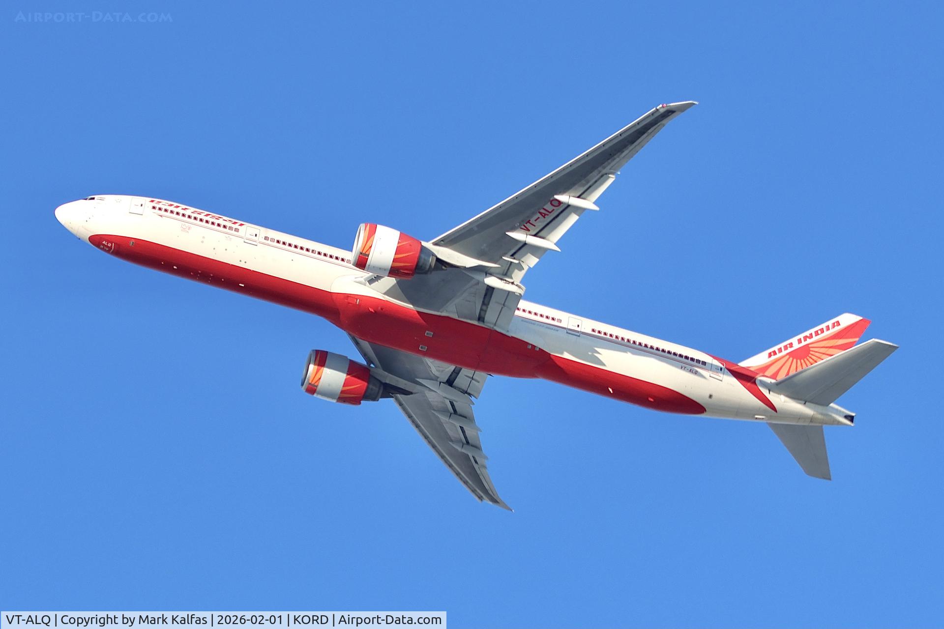 VT-ALQ, 2009 Boeing 777-337/ER C/N 36315, B77W Air India Boeing 777-337 ER VT-ALQ AIC126 ORD-DEL