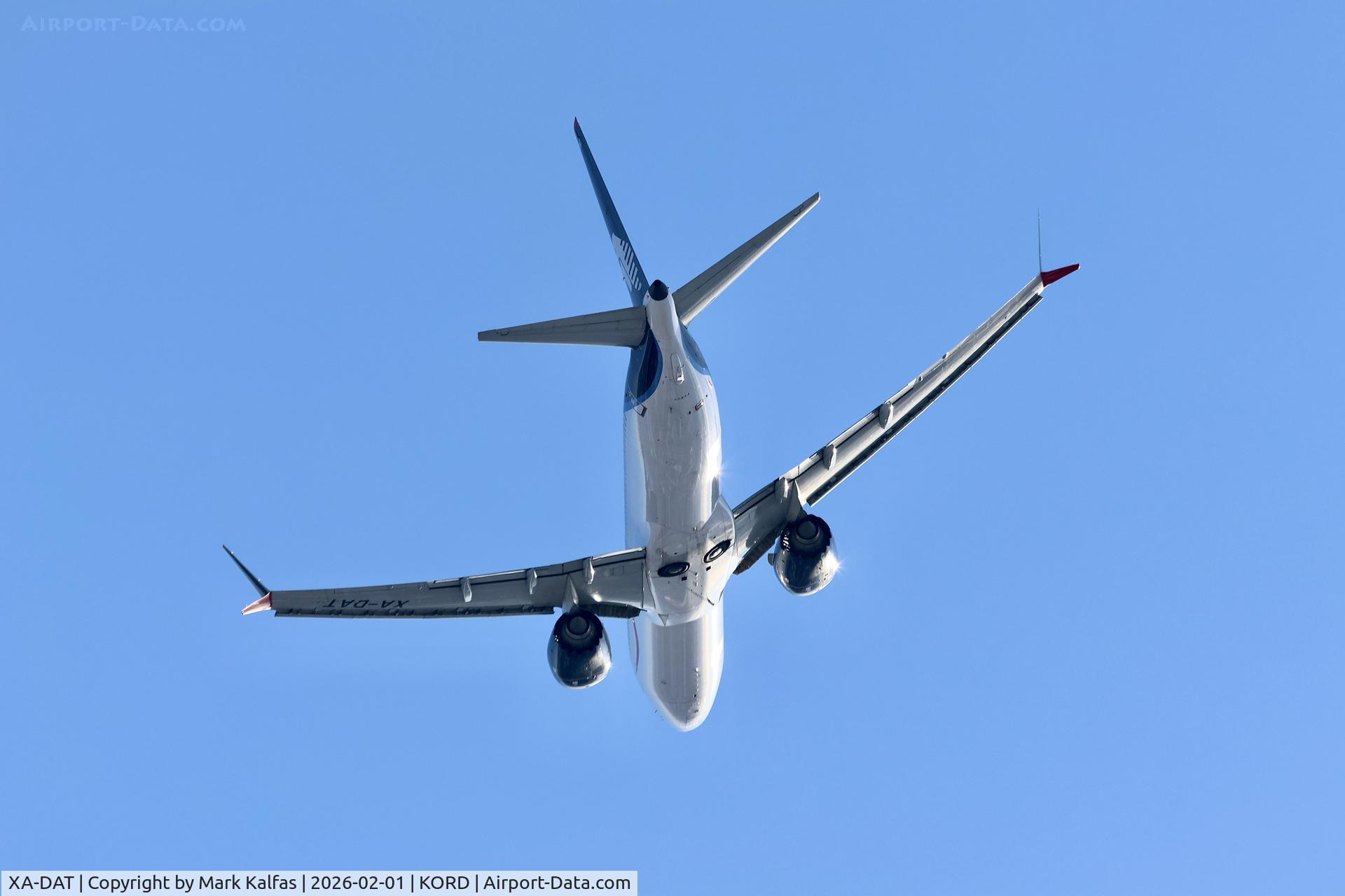XA-DAT, 2020 Boeing 737-8 MAX C/N 62427, B38M AeroMexico Boeing 737-MAX 8 XA-DAT AMX687 ORD-MEX