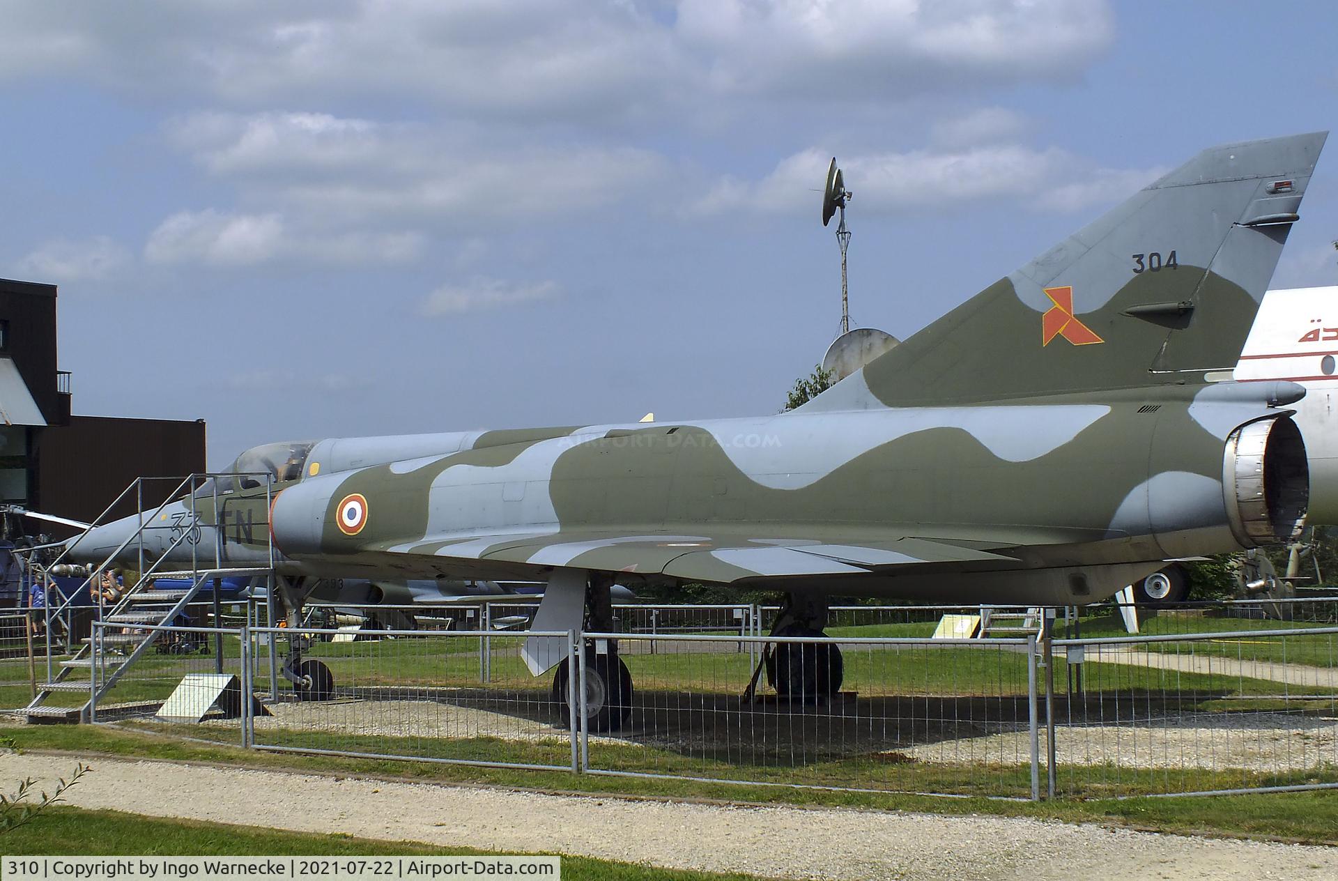 310, Dassault Mirage IIIR C/N 310, Dassault Mirage III R (really c/n 310, displayed as '304') at the Flugausstellung P. Junior, Hermeskeil