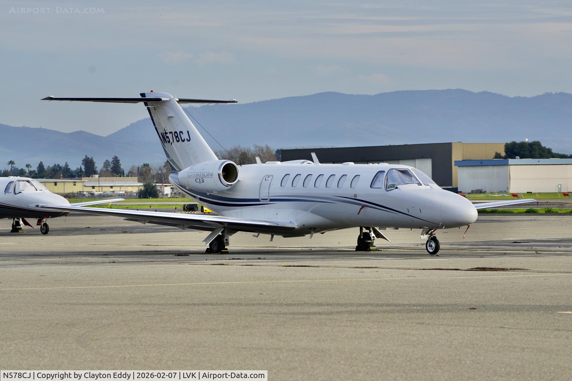 N578CJ, 2008 Cessna 525B C/N 525B0282, Livermore airport in California 2026
