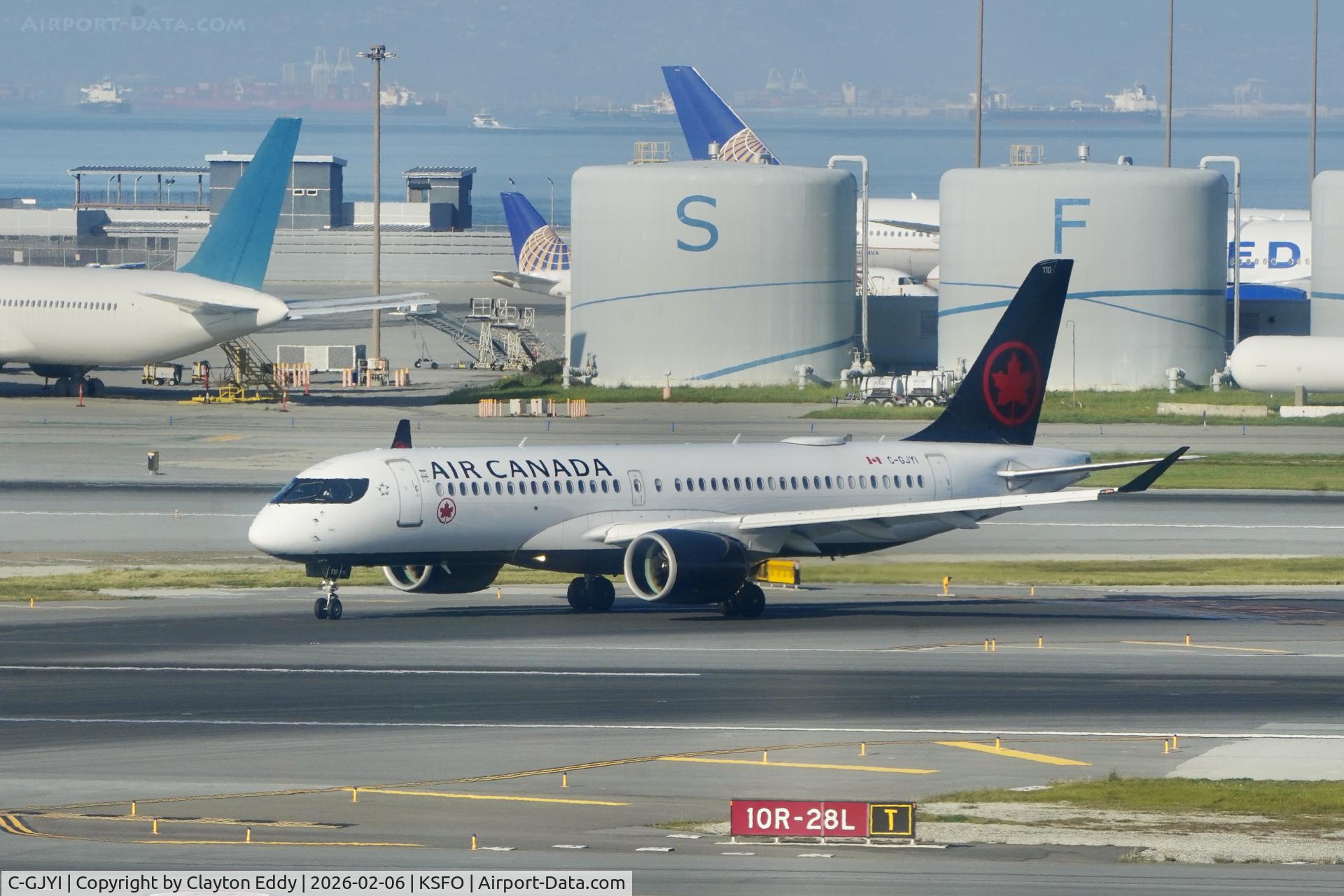 C-GJYI, 2020 Airbus A220-300 C/N 55093, Sky Terrace SFO 2026
