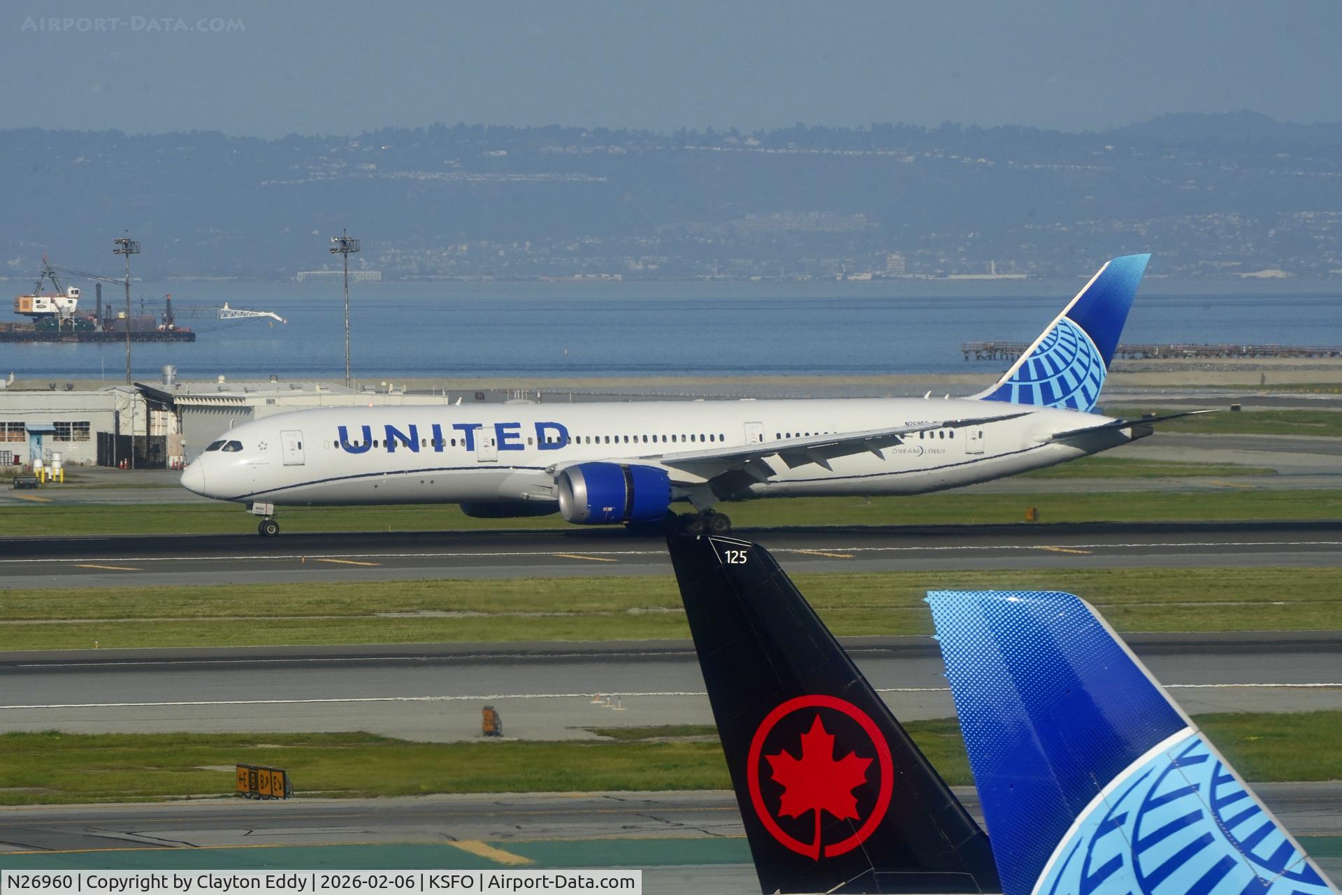 N26960, 2015 Boeing 787-9 Dreamliner Dreamliner C/N 36408, SFO 2026