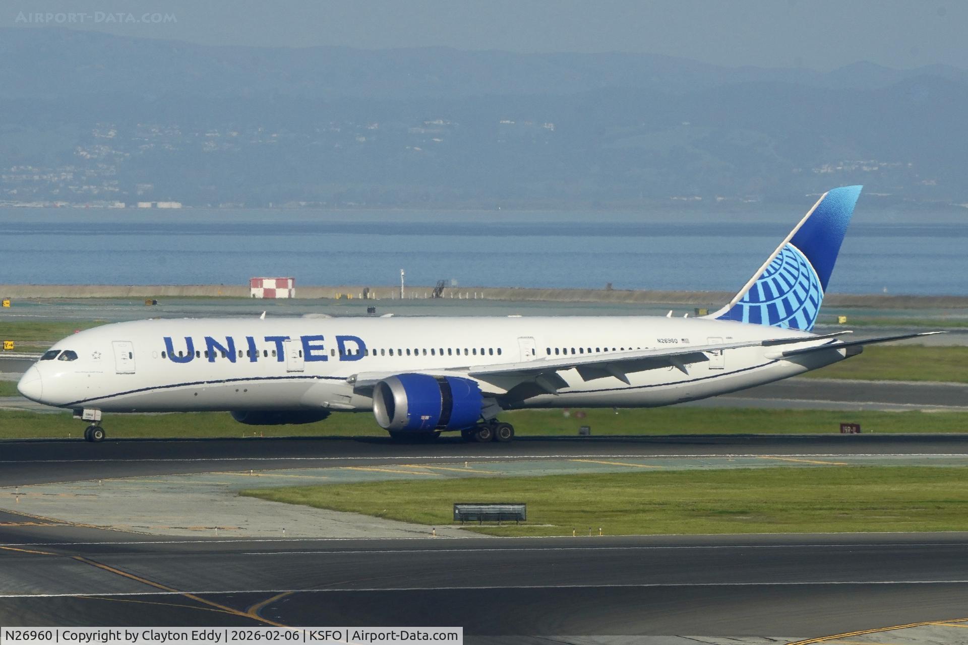 N26960, 2015 Boeing 787-9 Dreamliner Dreamliner C/N 36408, SFO 2026