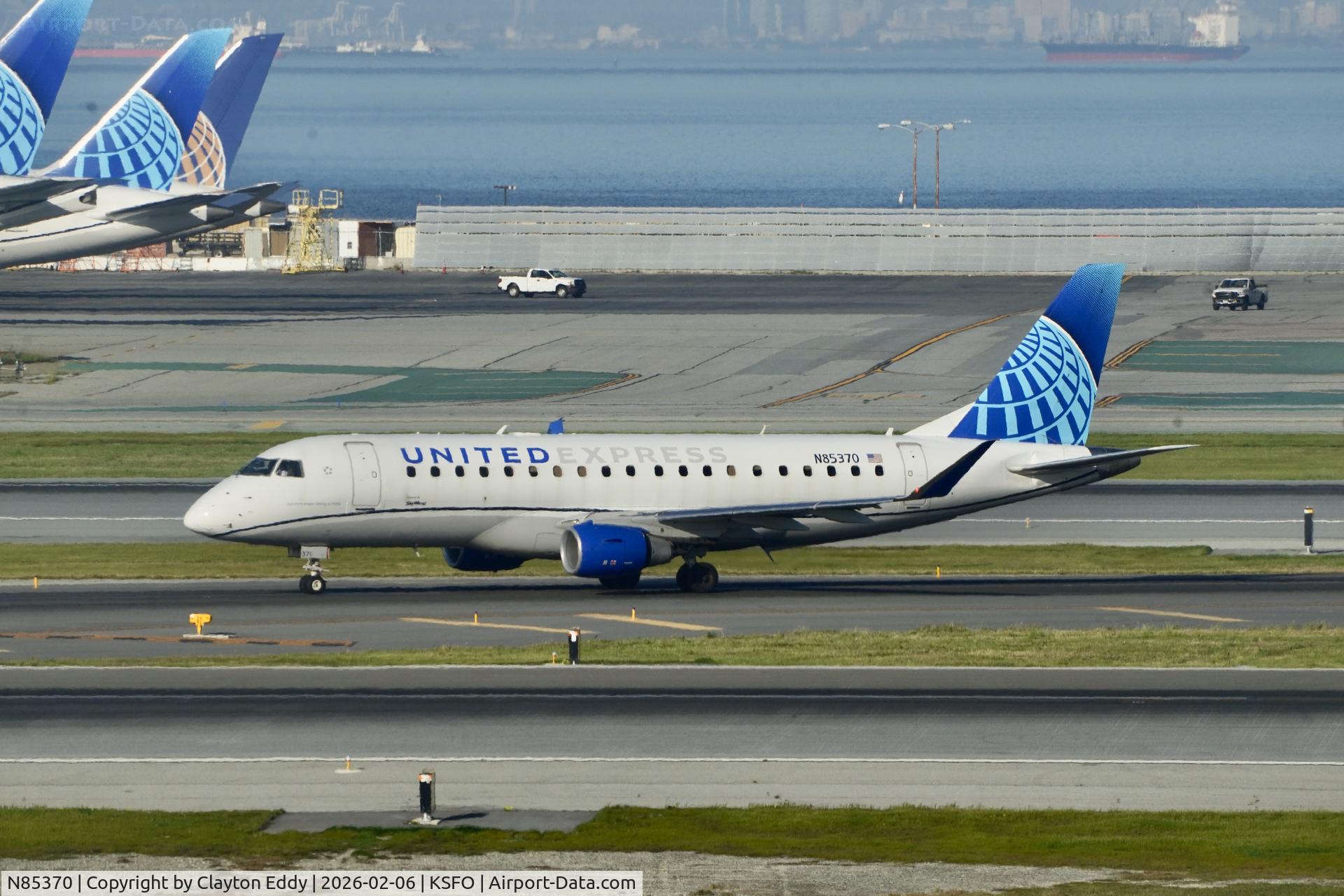 N85370, 2020 Yabora Indutria Aeronautic S (Embraer) ERJ-170-200 LL (ERJ-175) C/N 17000864, SFO 2026
