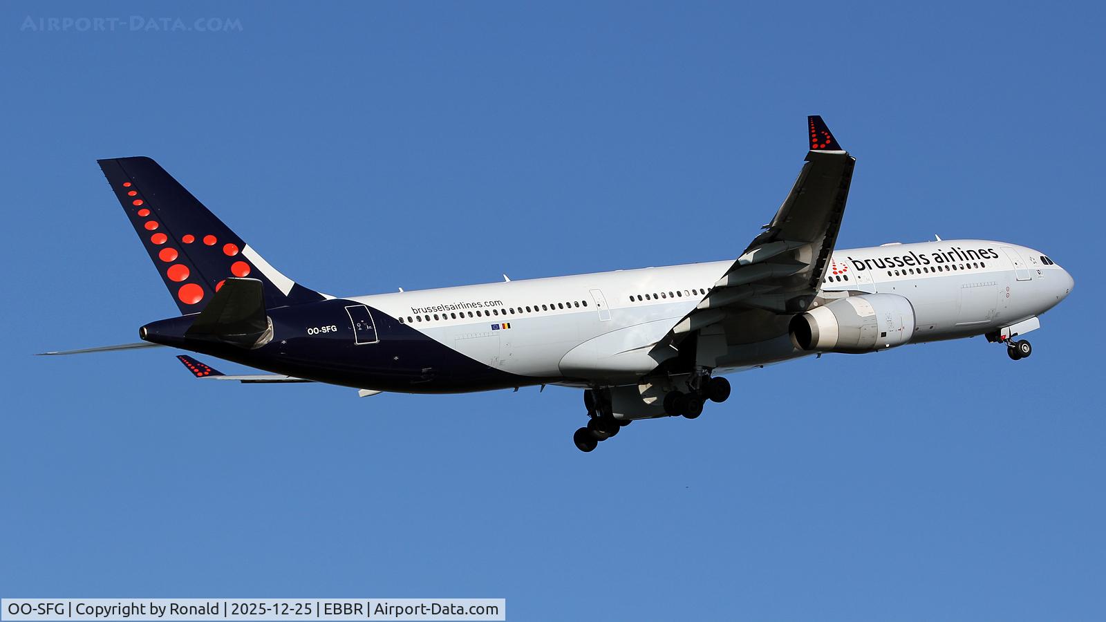 OO-SFG, 2009 Airbus A330-343E C/N 983, at ebbr
