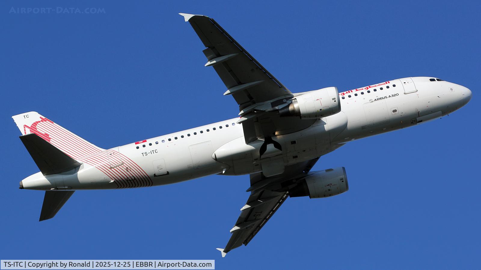 TS-ITC, 2011 Airbus A320-214 C/N 4805, at ebbr