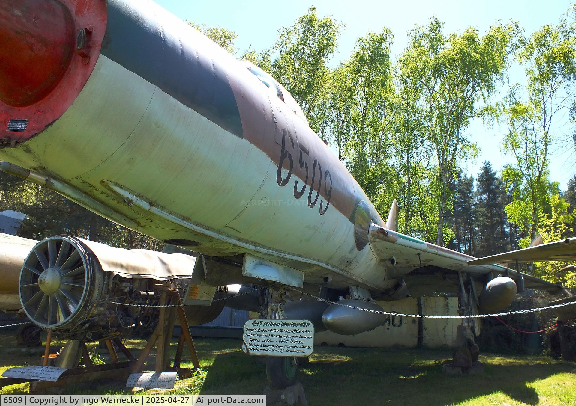 6509, Sukhoi Su-7BKL C/N 6509, Sukhoi Su-7BKL FITTER-A at the Air Park Zruč-Senec