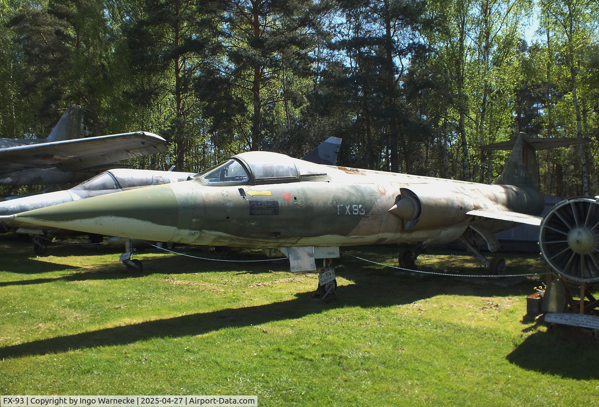 FX-93, Lockheed F-104G Starfighter C/N 683-9160, Lockheed F-104G Starfighter at the Air Park Zruč-Senec