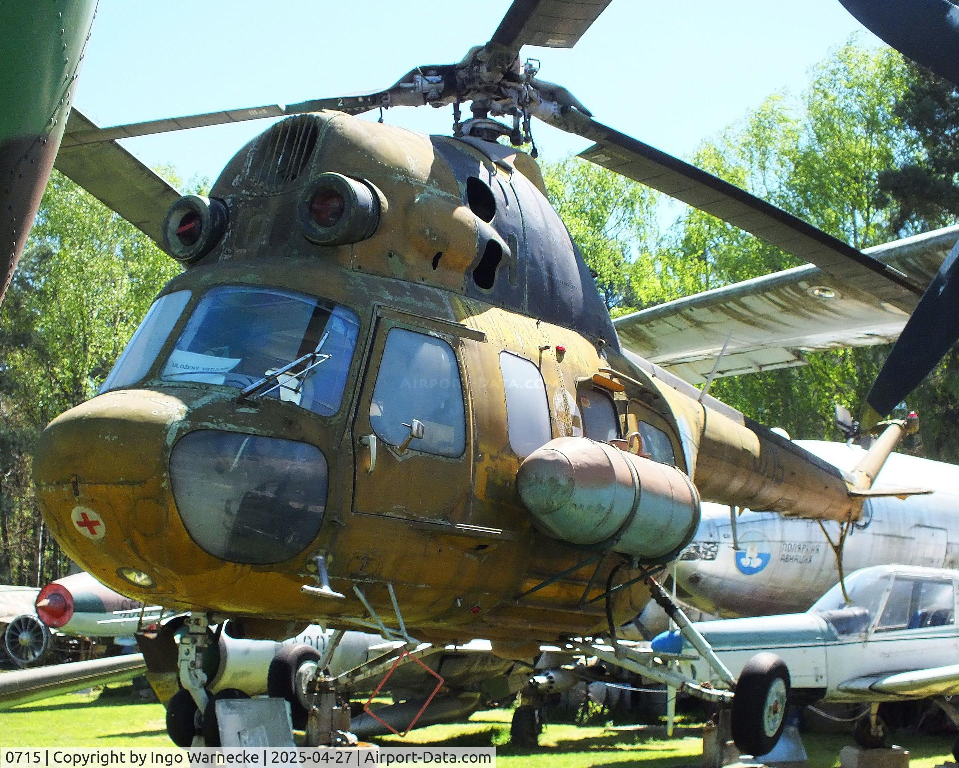0715, PZL-Swidnik Mi-2 C/N 5110715088, Mil (PZL-Swidnik) Mi-2 HOPLITE at the Air Park Zruč-Senec
