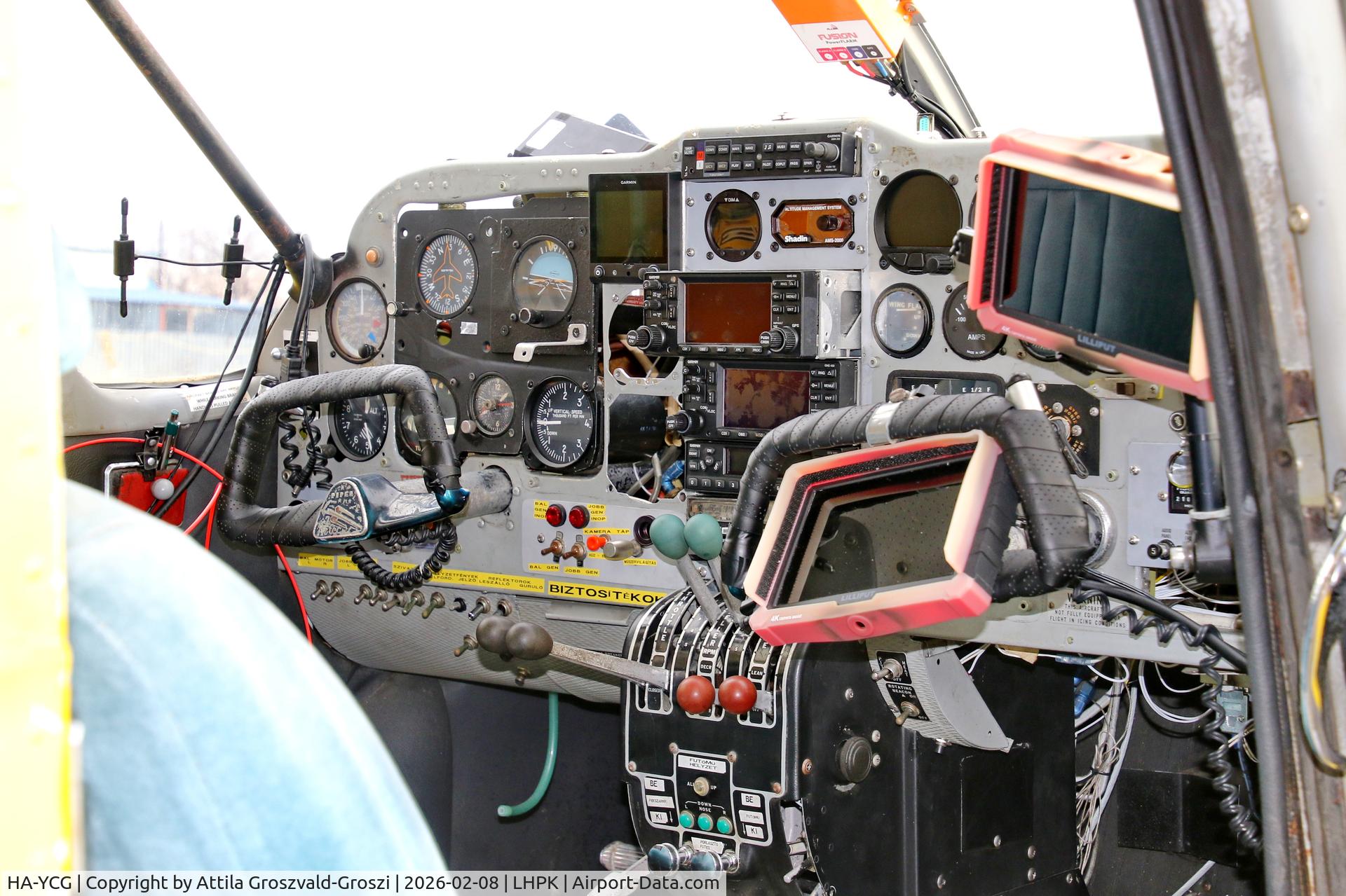 HA-YCG, 1960 Piper PA-23-250 Aztec C/N 27-334, LHPK - Siófok-Kiliti, Papkutapuszta Airport, Hungary