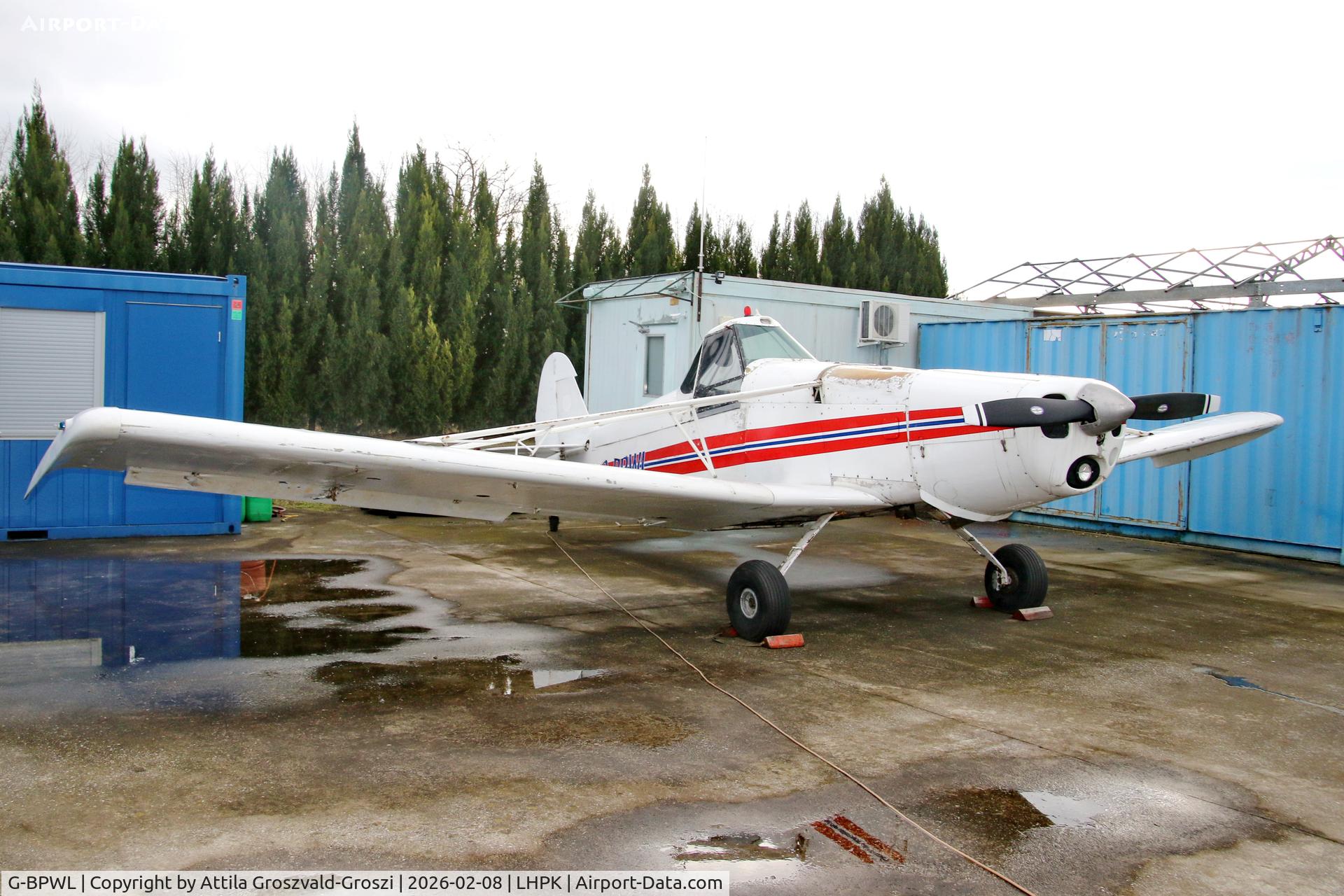 G-BPWL, 1963 Piper PA-25-235 Pawnee C/N 25-2304, LHPK - Siófok-Kiliti, Papkutapuszta Airport, Hungary