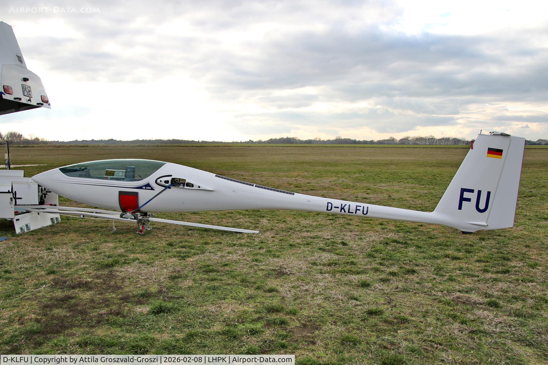 D-KLFU, Binder EB-29D C/N 25, LHPK - Siófok-Kiliti, Papkutapuszta Airport, Hungary