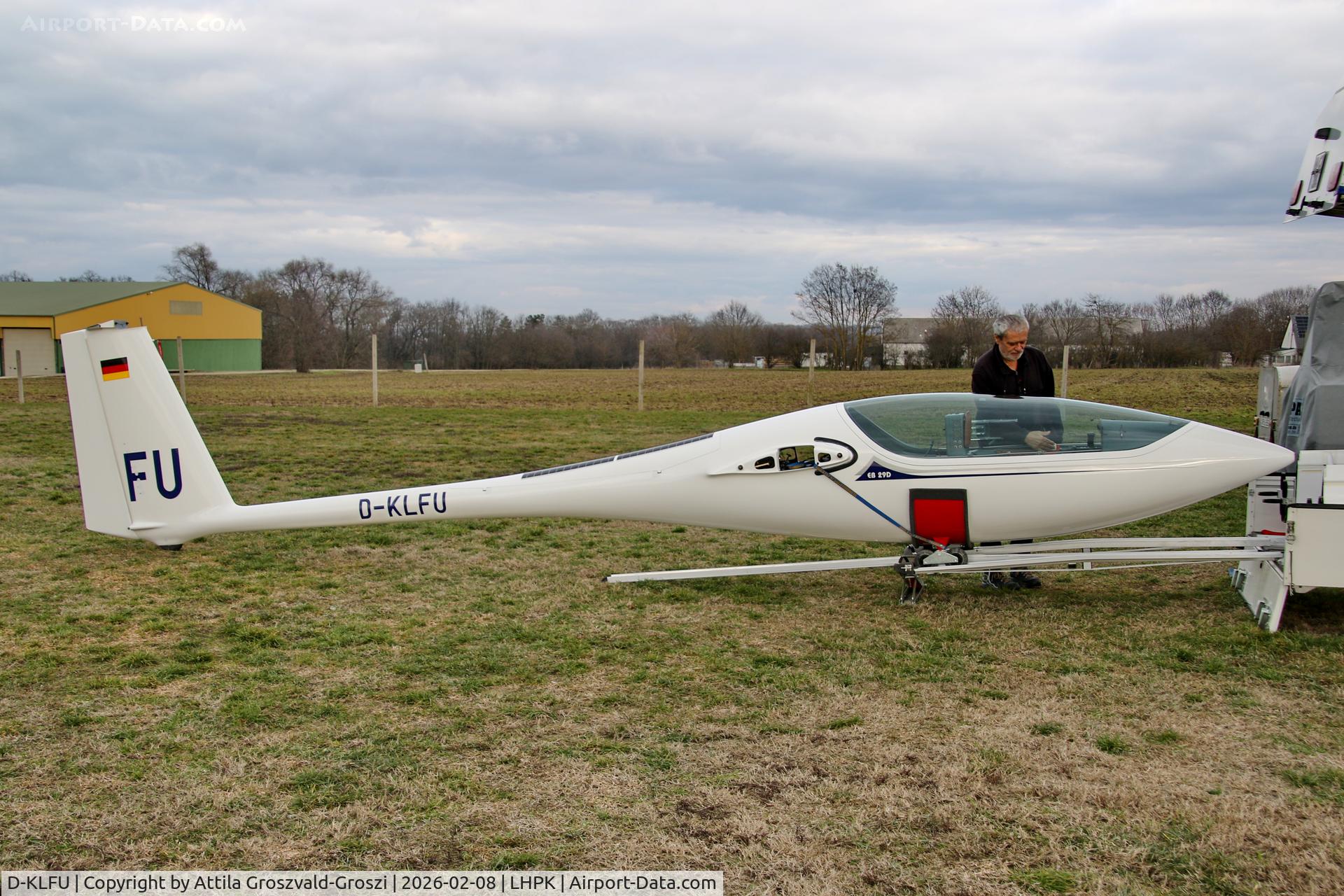 D-KLFU, Binder EB-29D C/N 25, LHPK - Siófok-Kiliti, Papkutapuszta Airport, Hungary