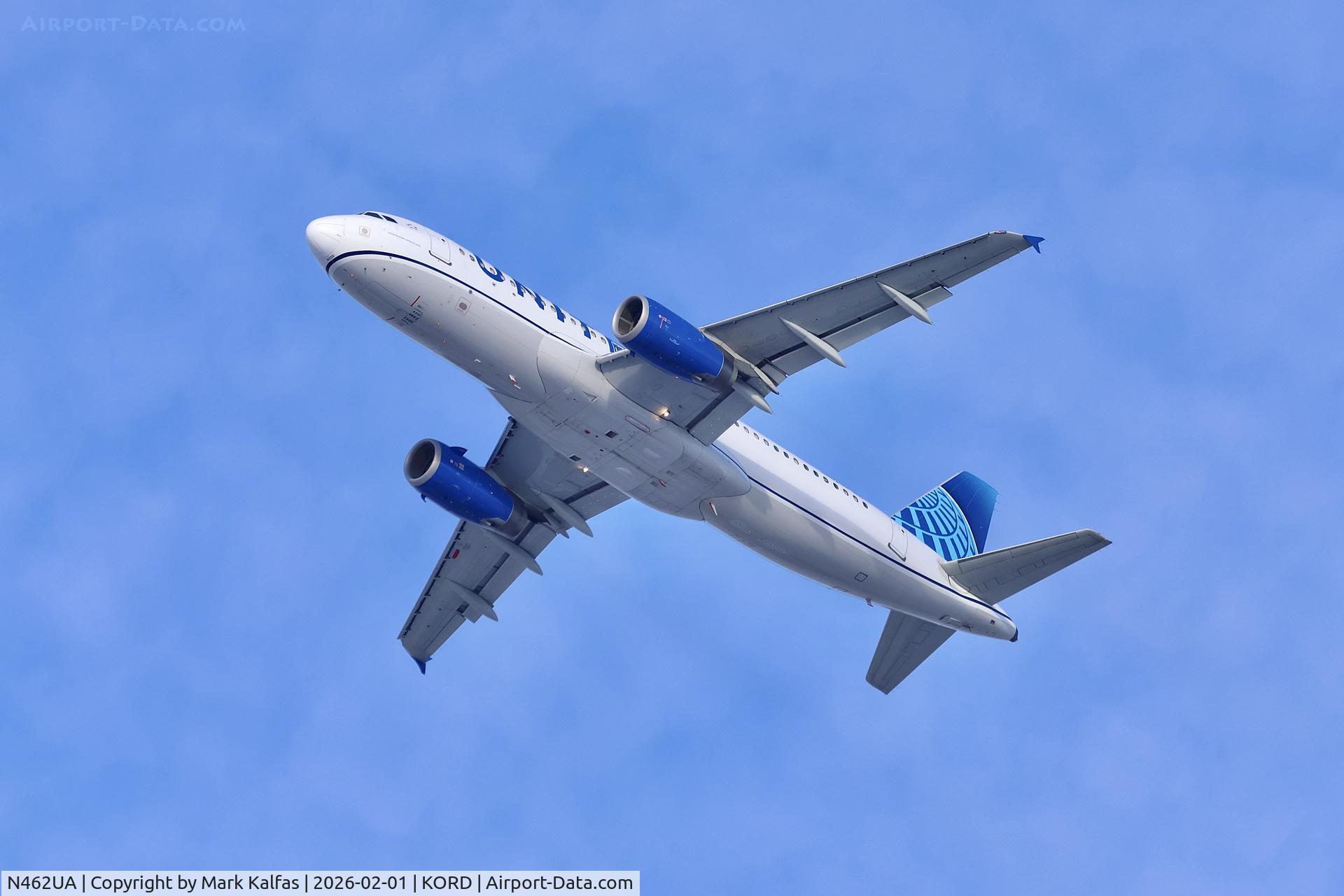 N462UA, 2000 Airbus A320-232 C/N 1272, A320 United Airbus A320 N462UA UA1634 ORD-PHL
