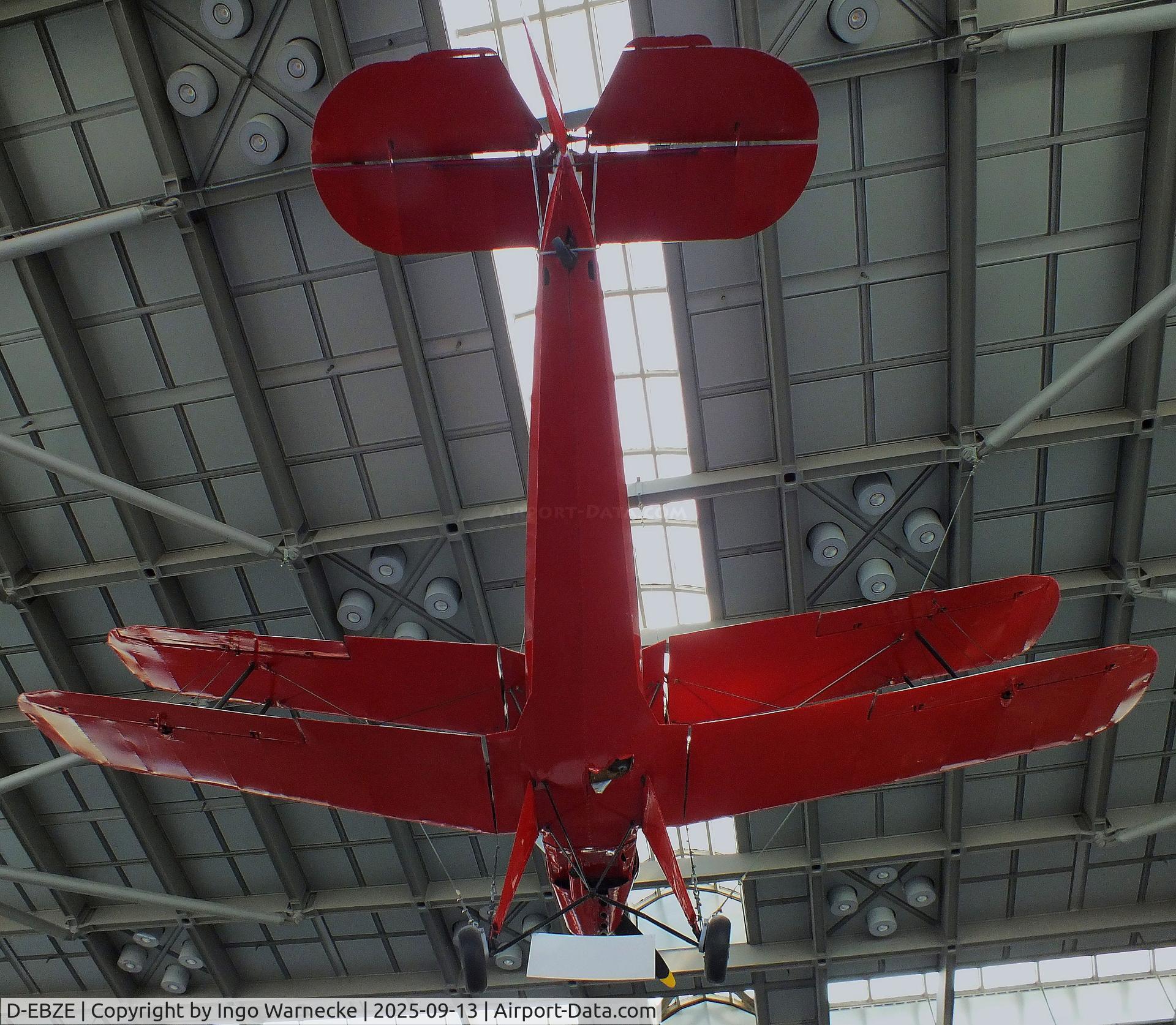 D-EBZE, 1934 Bucker Bu-131B-1 Jungmann C/N 2120, Bücker Bü 131B-1 Jungmann preserved at Stuttgart airport