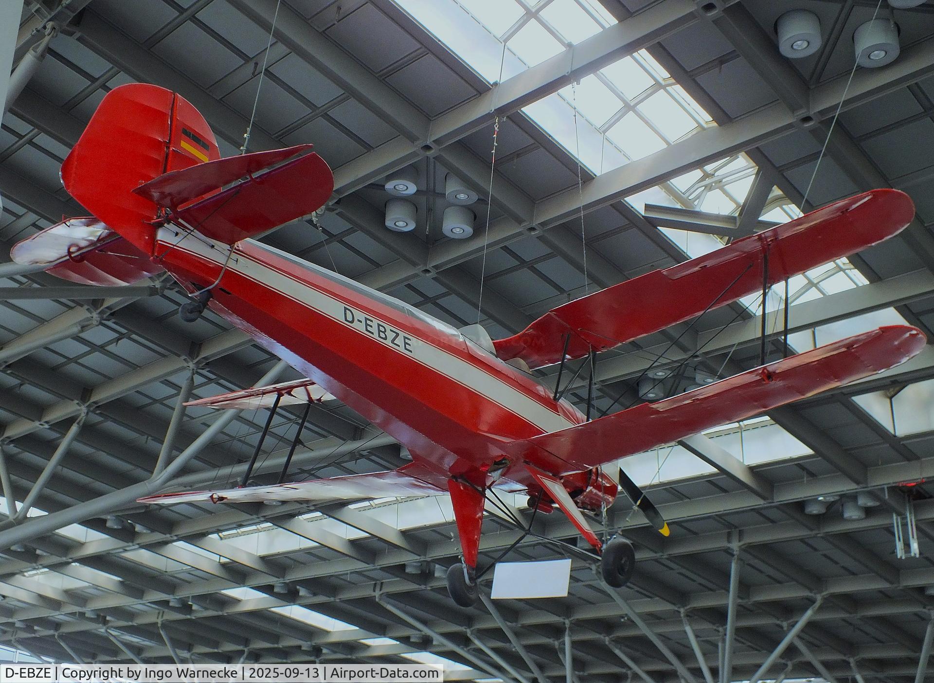 D-EBZE, 1934 Bucker Bu-131B-1 Jungmann C/N 2120, Bücker Bü 131B-1 Jungmann preserved at Stuttgart airport