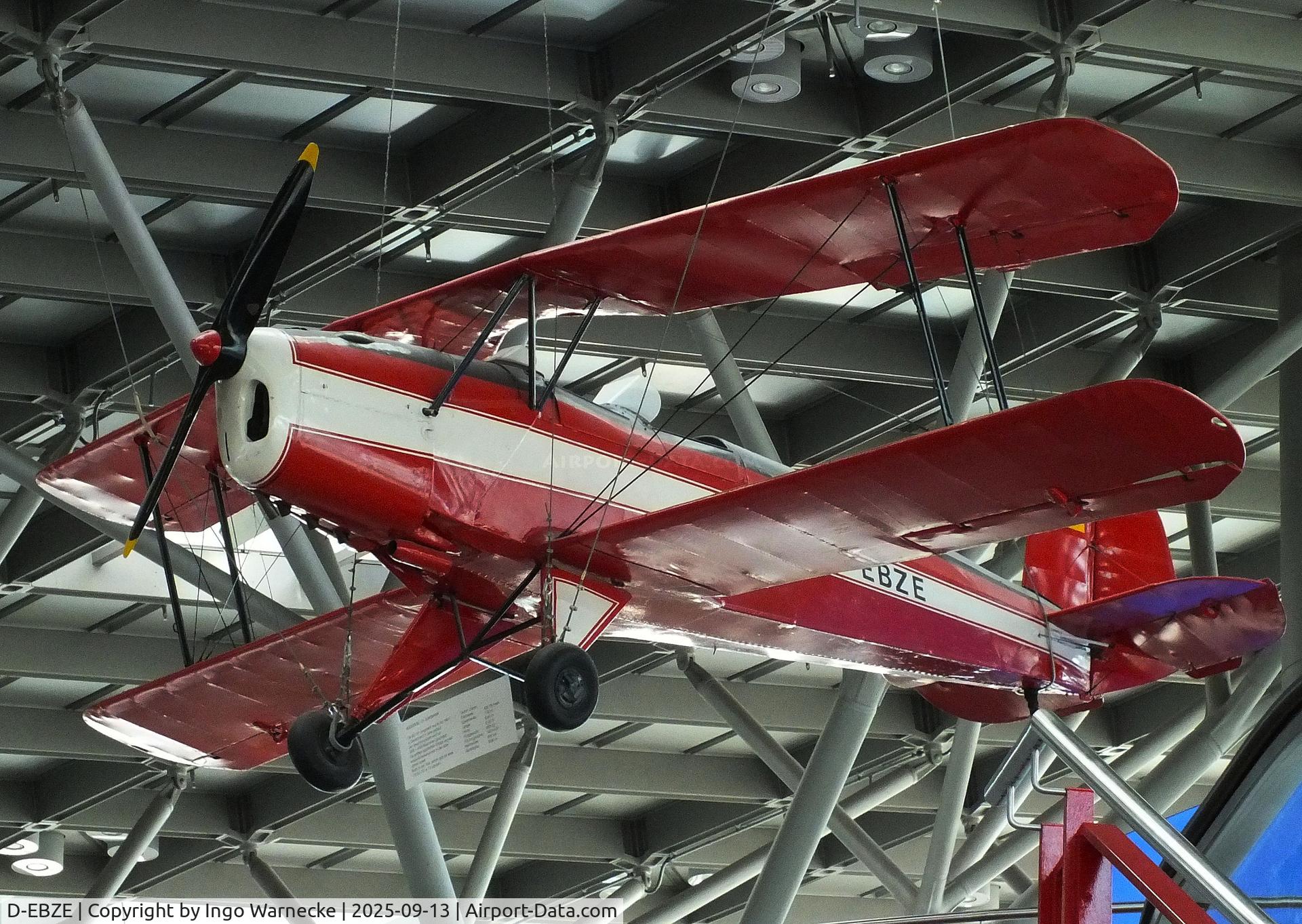 D-EBZE, 1934 Bucker Bu-131B-1 Jungmann C/N 2120, Bücker Bü 131B-1 Jungmann preserved at Stuttgart airport