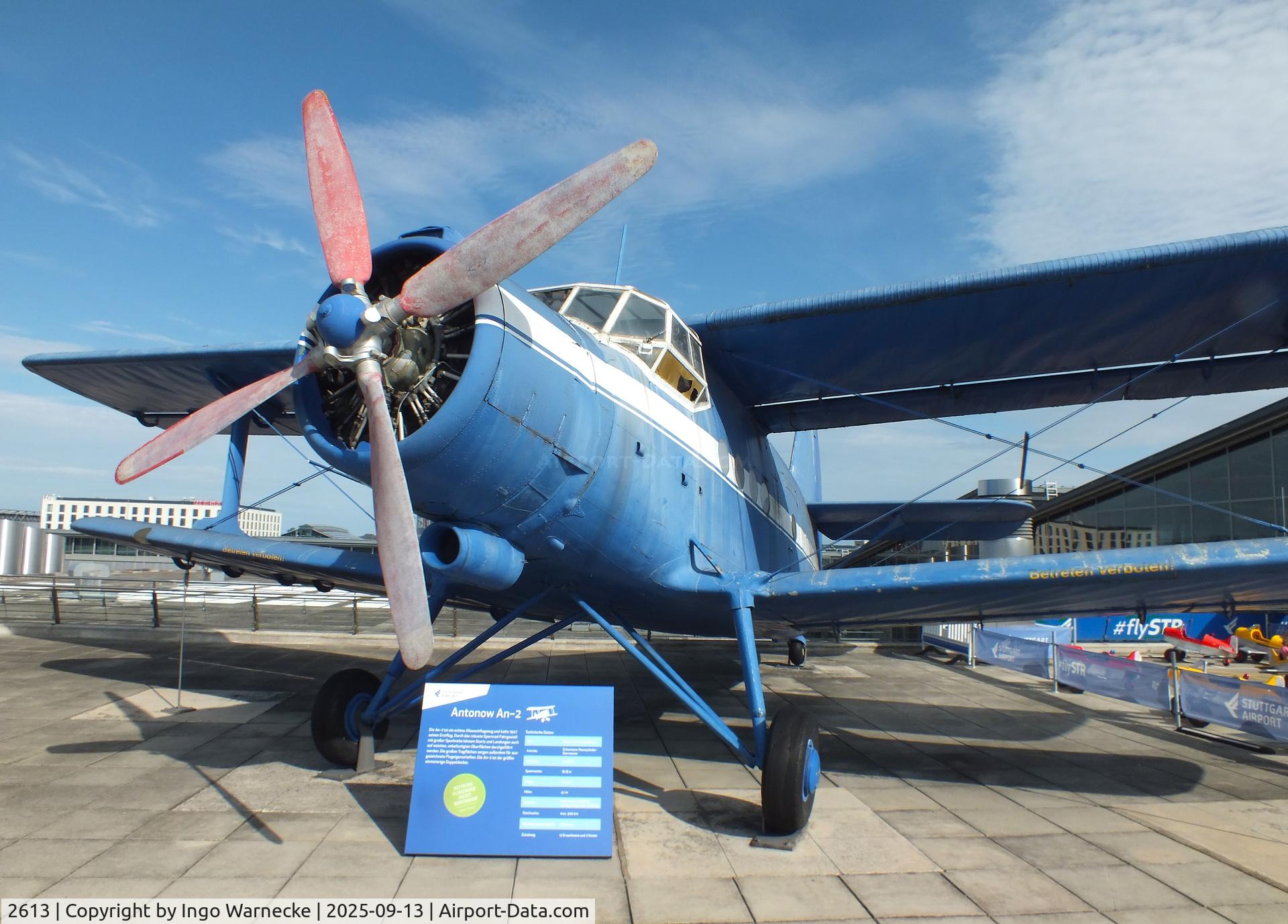 2613, Antonov An-2T C/N 1G26-13, Antonov An-2T COLT preserved at Stuttgart airport