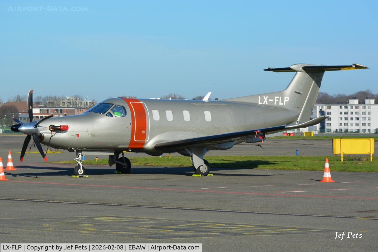 LX-FLP, 2023 Pilatus PC-12/47E  NGX C/N 2341, At Antwerp Airport.