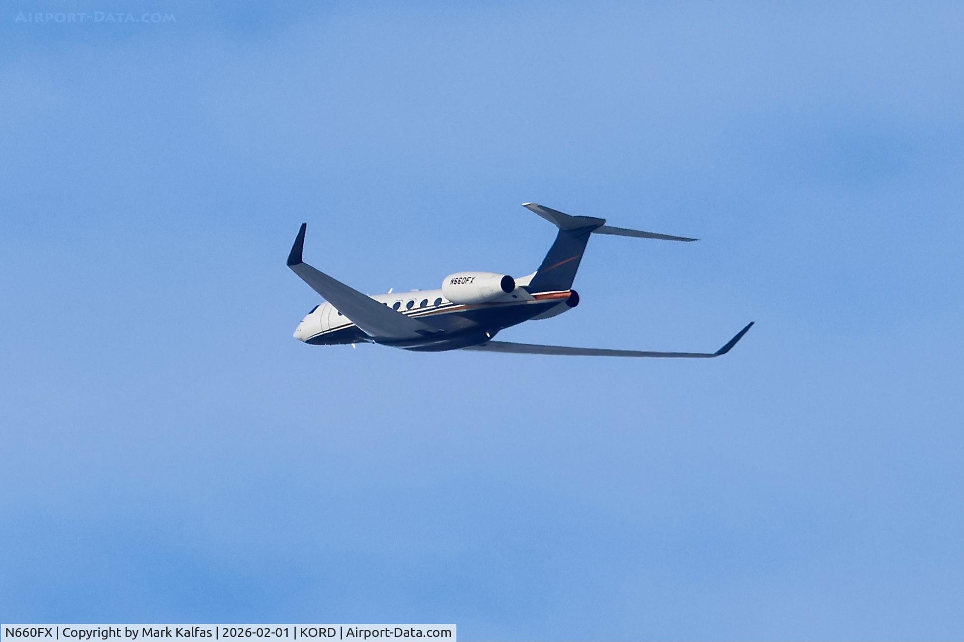 N660FX, 2016 Gulfstream Aerospace GVI (G650ER) C/N 6249, GLF6 FlexJet Gulfstream  GVI N660FX LXJ660 ORD-PWK