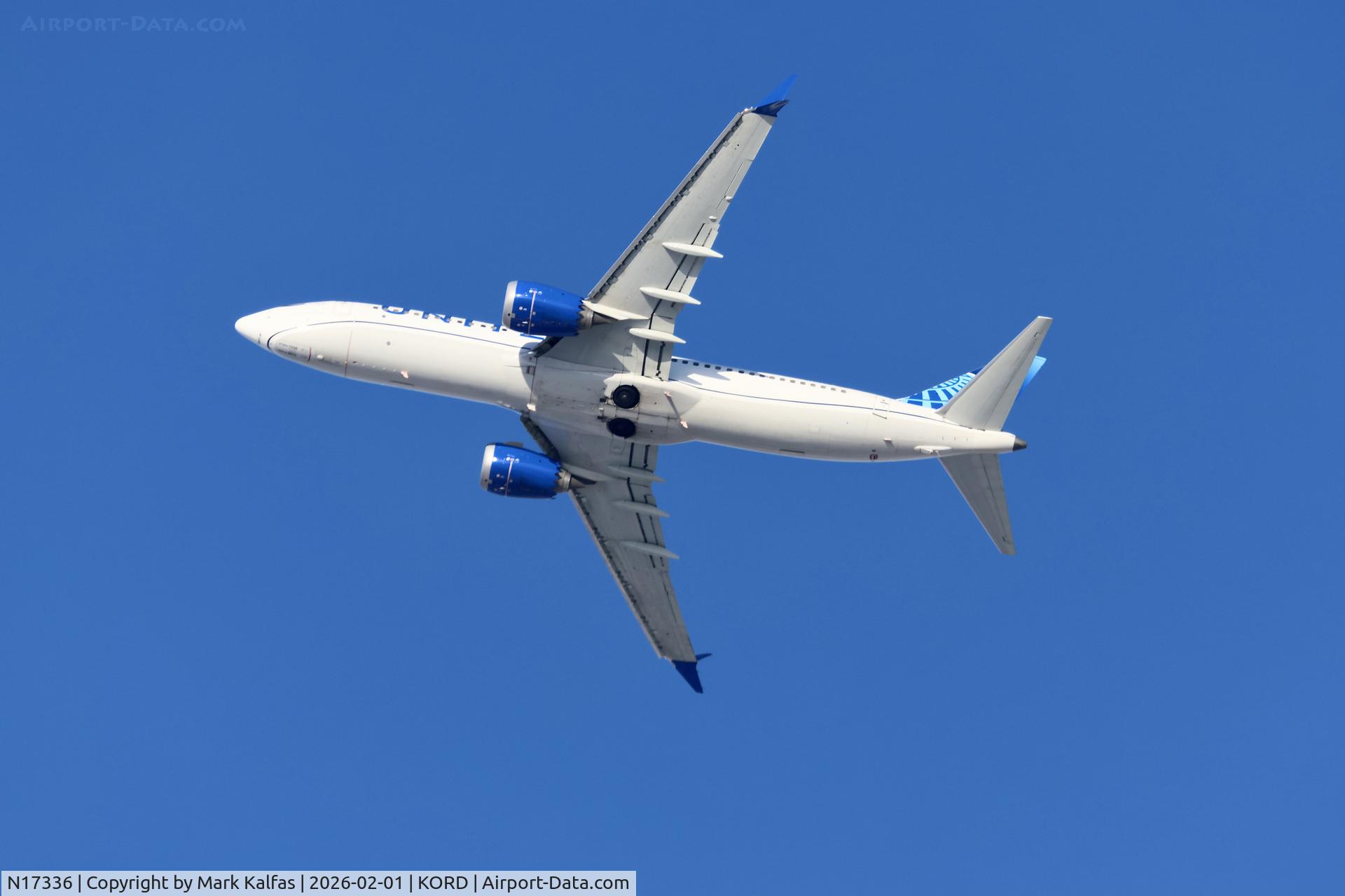 N17336, 2024 Boeing 737 MAX 8 C/N 67592, B38M United Boeing 737 MAX 8 N17336 UA1802 ORD-PIT