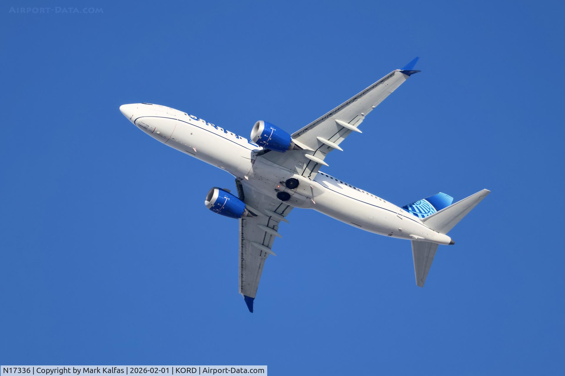 N17336, 2024 Boeing 737 MAX 8 C/N 67592, B38M United Boeing 737 MAX 8 N17336 UA1802 ORD-PIT