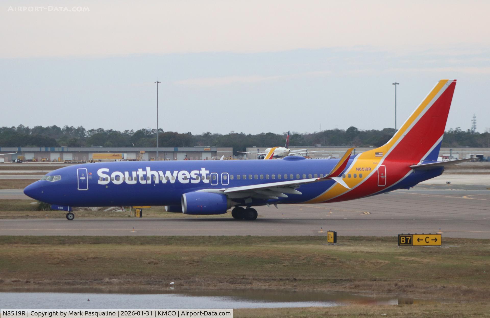 N8519R, 2017 Boeing 737-8H4 C/N 36910, Boeing 737-8H4