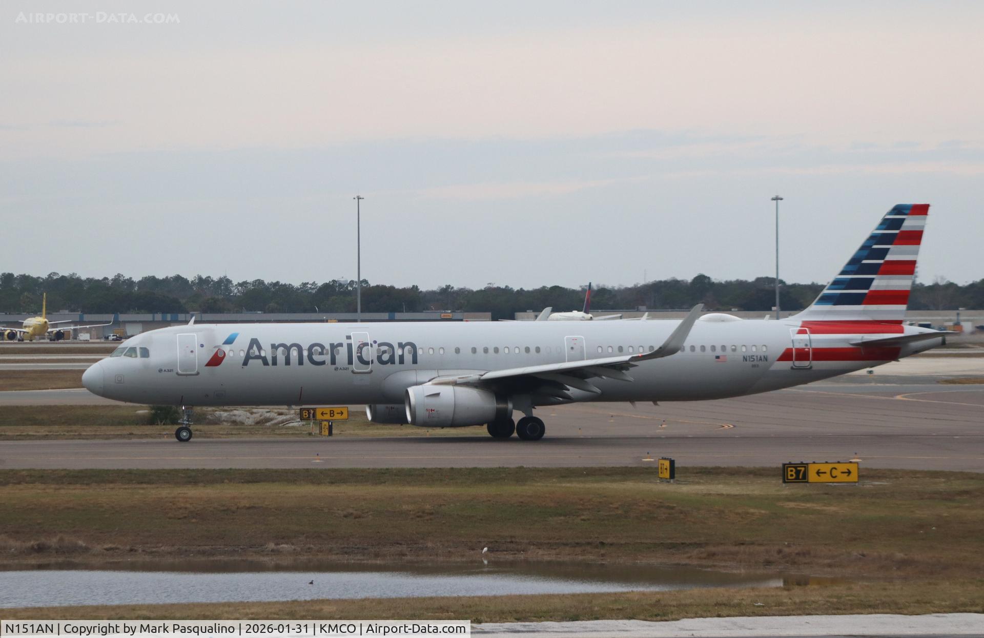 N151AN, 2015 Airbus A321-231 C/N 6840, Airbus A321-231