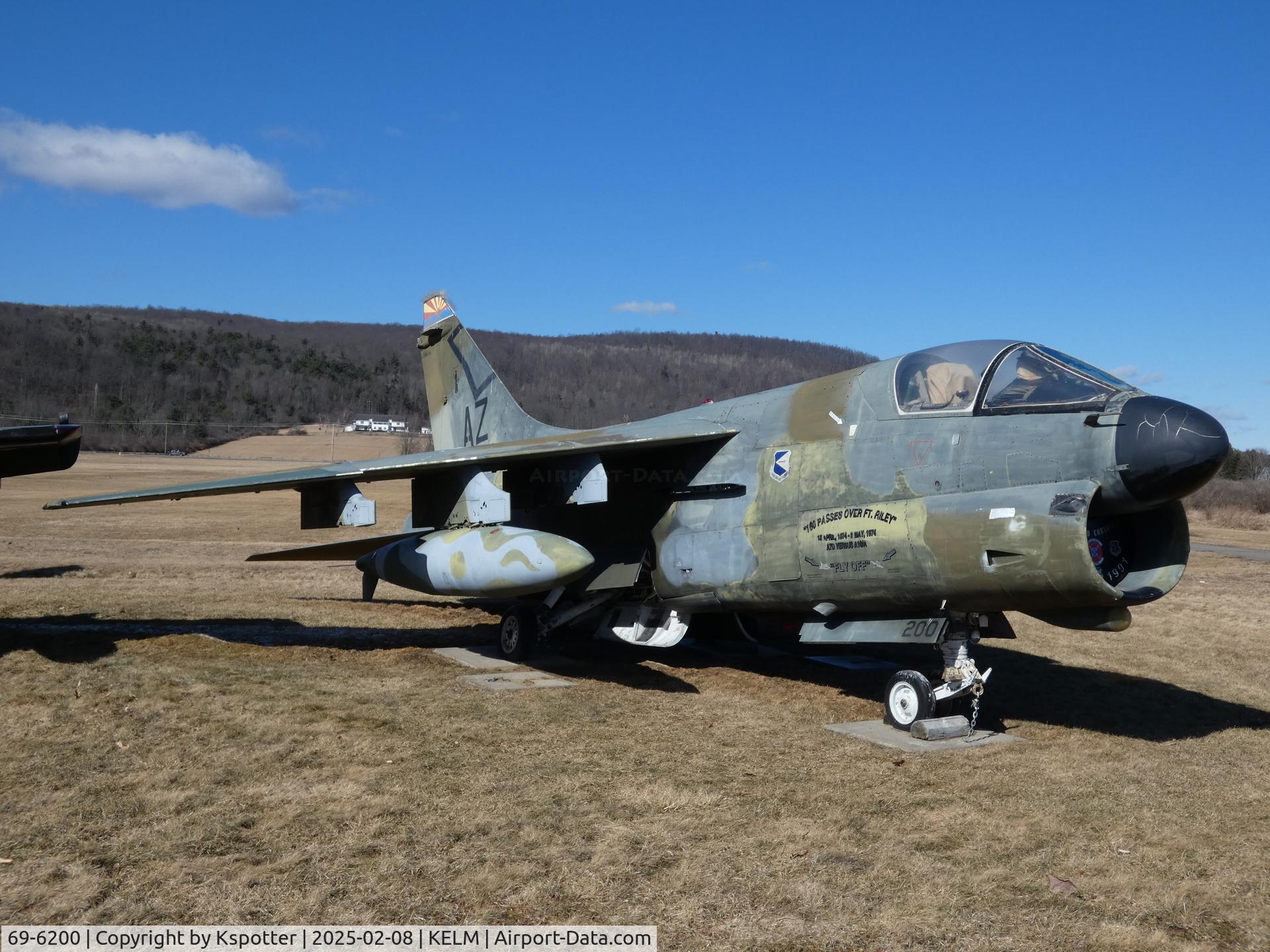 69-6200, 1969 LTV A-7D Corsair II C/N D-030, Was a gunnery target but got saved!