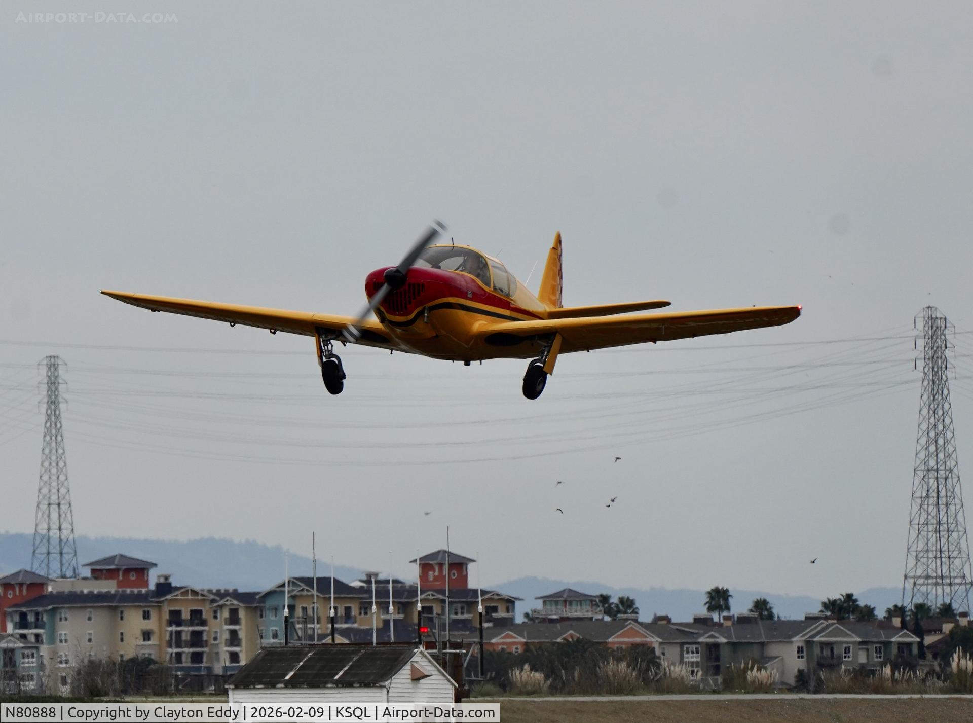 N80888, 1946 Globe GC-1B Swift C/N 291, San Carlos airport in California 2026