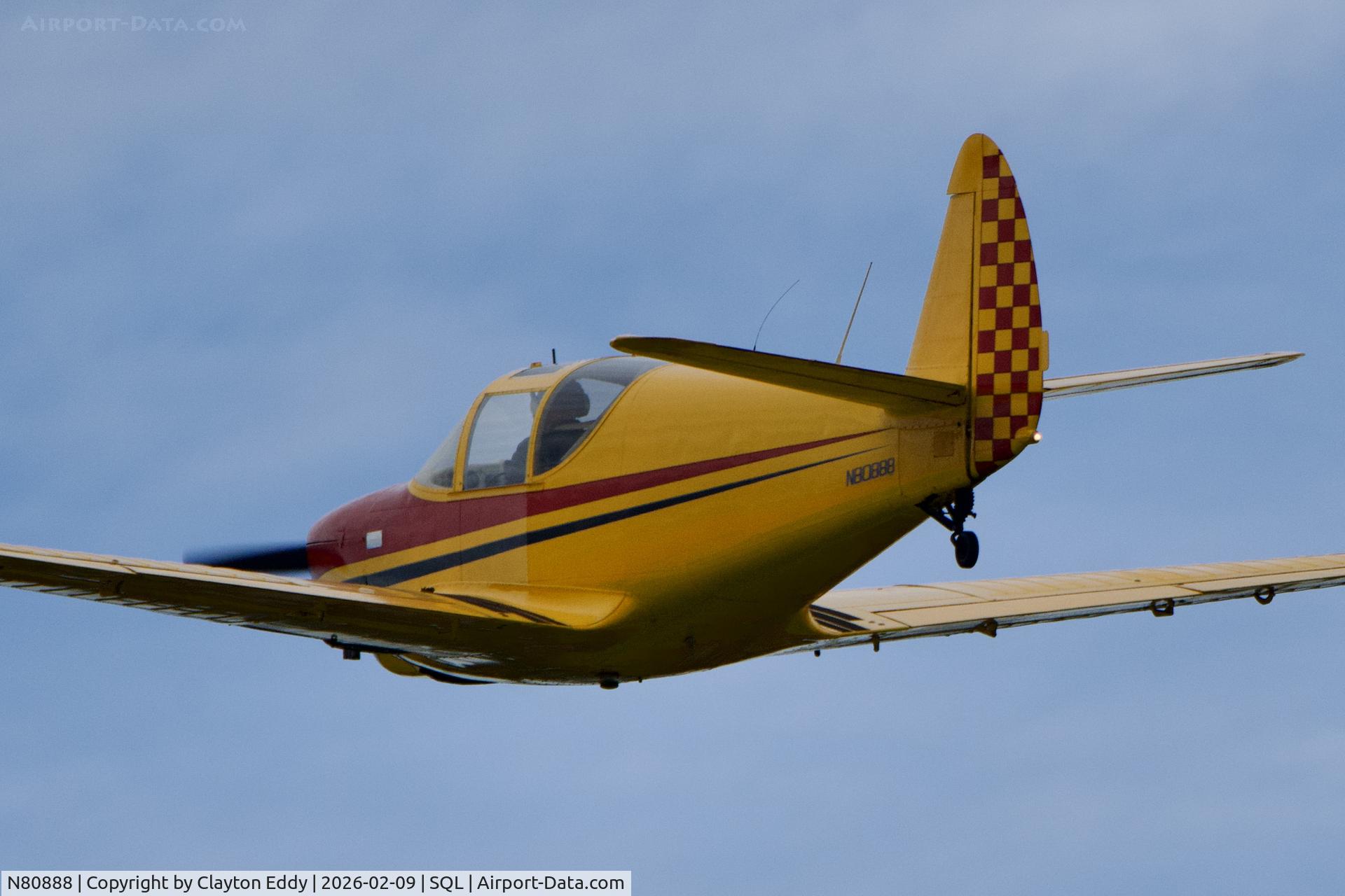 N80888, 1946 Globe GC-1B Swift C/N 291, San Carlos airport in California 2026