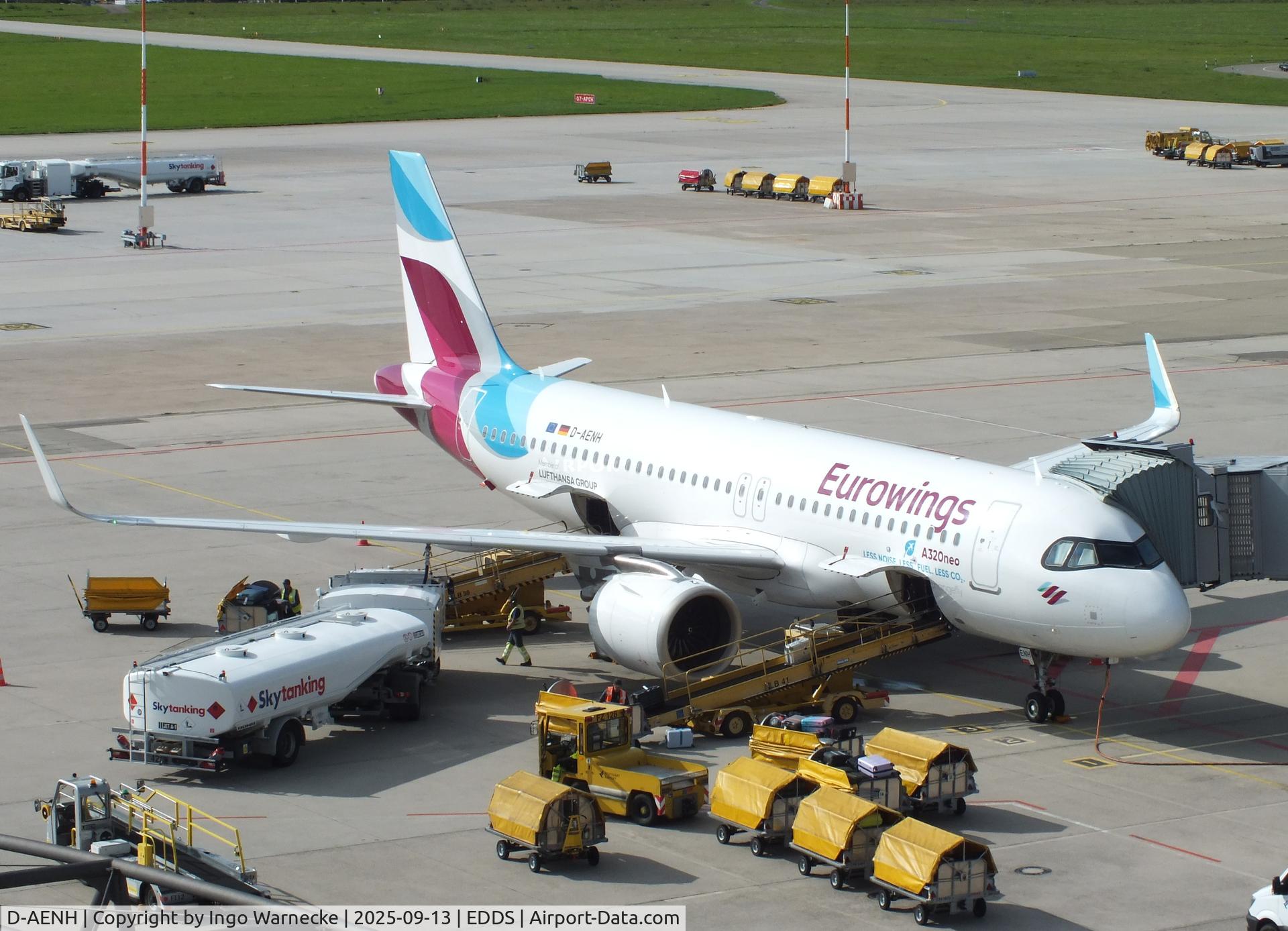 D-AENH, 2022 Airbus A320-251N C/N 11125, Airbus A320-251N NEO of Eurowings at Stuttgart airport