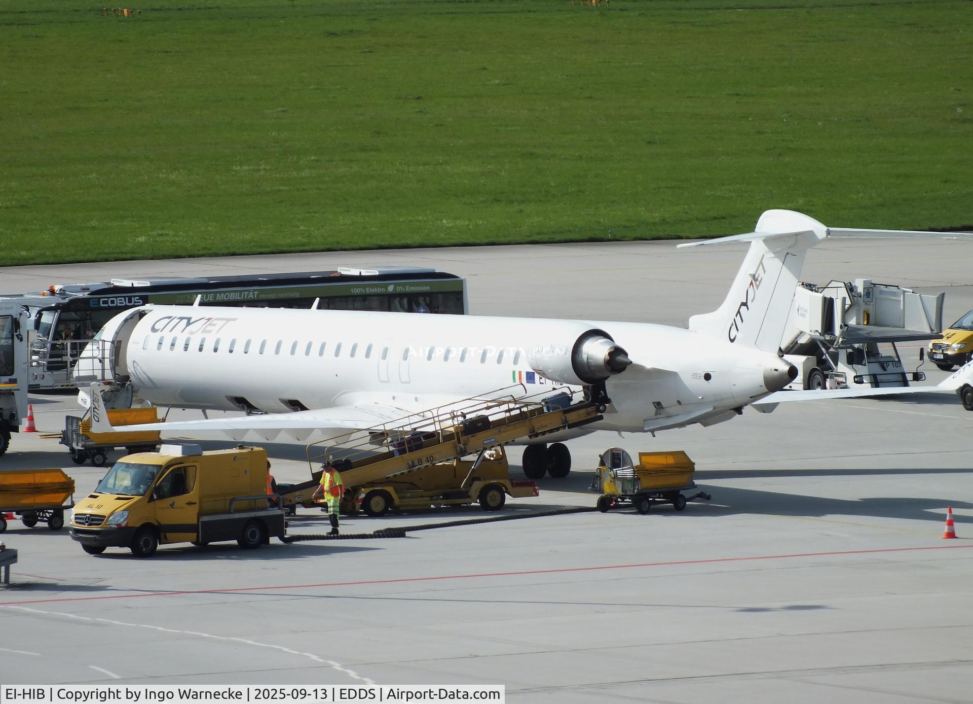EI-HIB, 2011 Bombardier CRJ-1000EL NG (CL-600-2E25) C/N 19012, Bombardier CRJ-1000EL NG (CL-600-2E25) of CityJet at Stuttgart airport