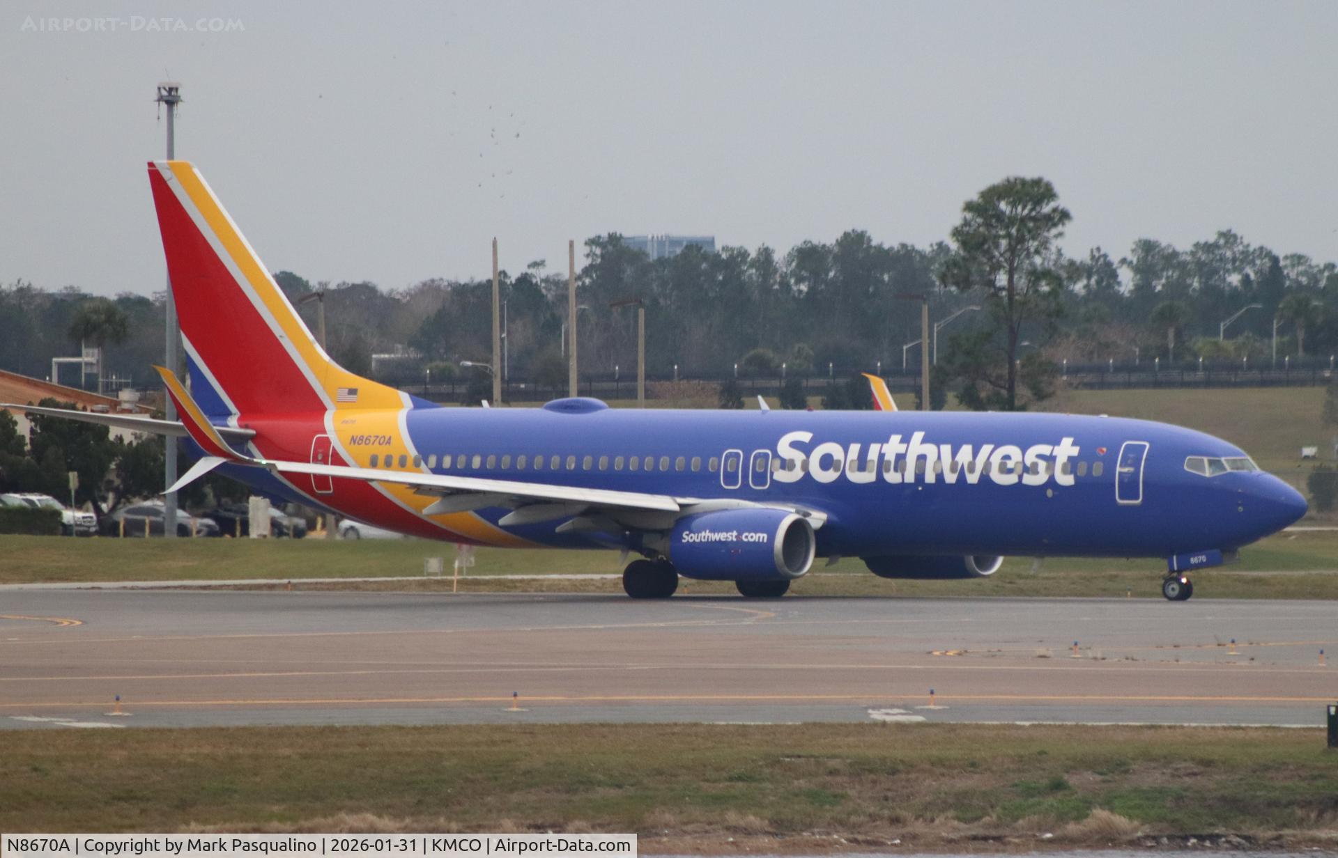 N8670A, 2015 Boeing 737-8H4 C/N 36656, Boeing 737-8H4