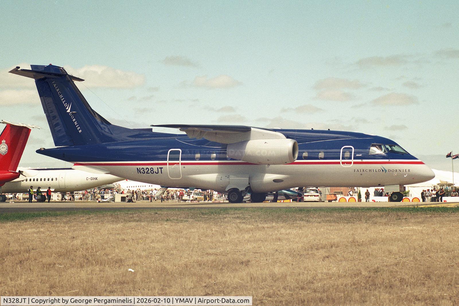 N328JT, 2000 Fairchild Dornier 328-300 328JET C/N 3105, Avalon Airshow 2001.