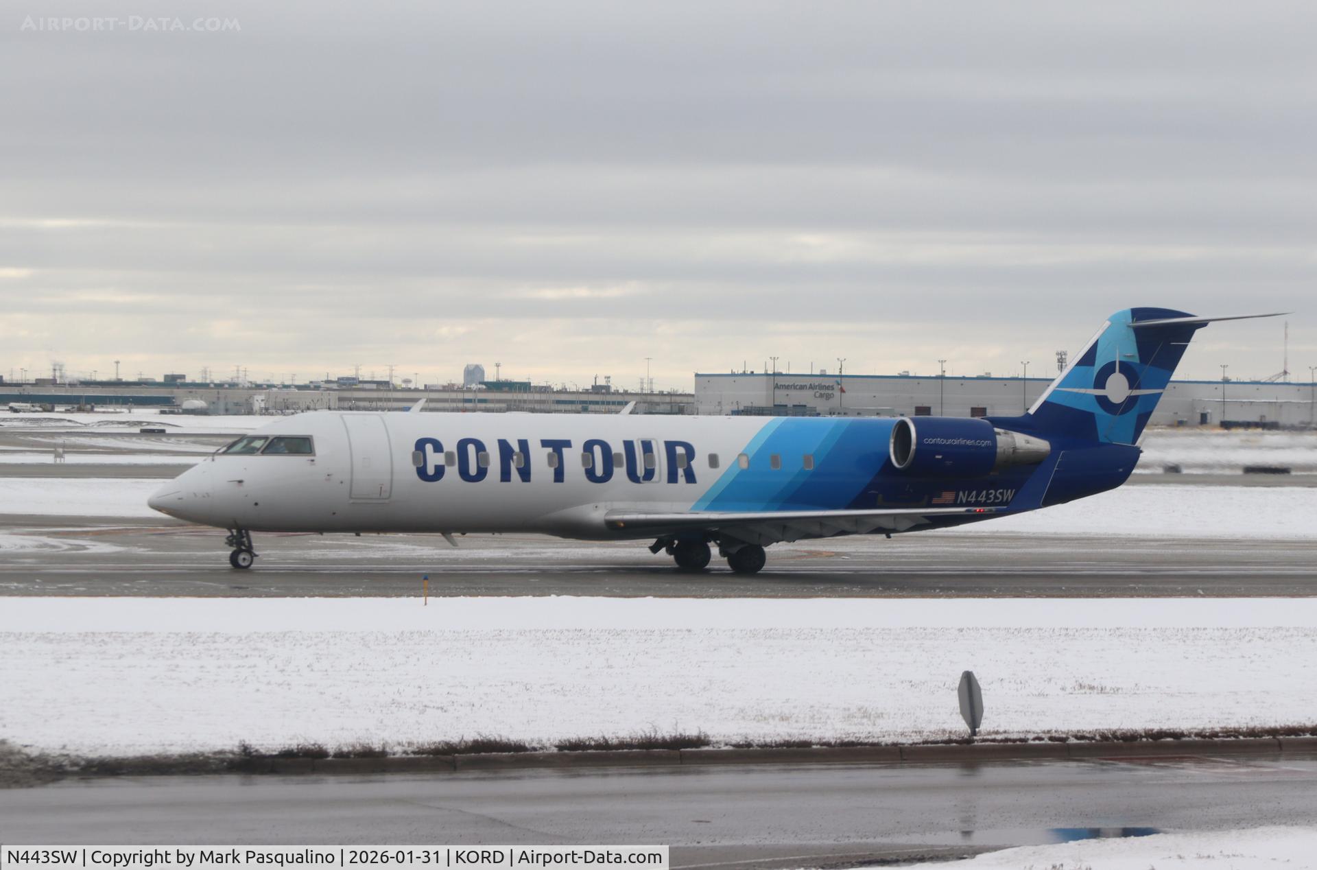 N443SW, 2002 Bombardier CRJ-200LR (CL-600-2B19) C/N 7638, CL-600-2B19