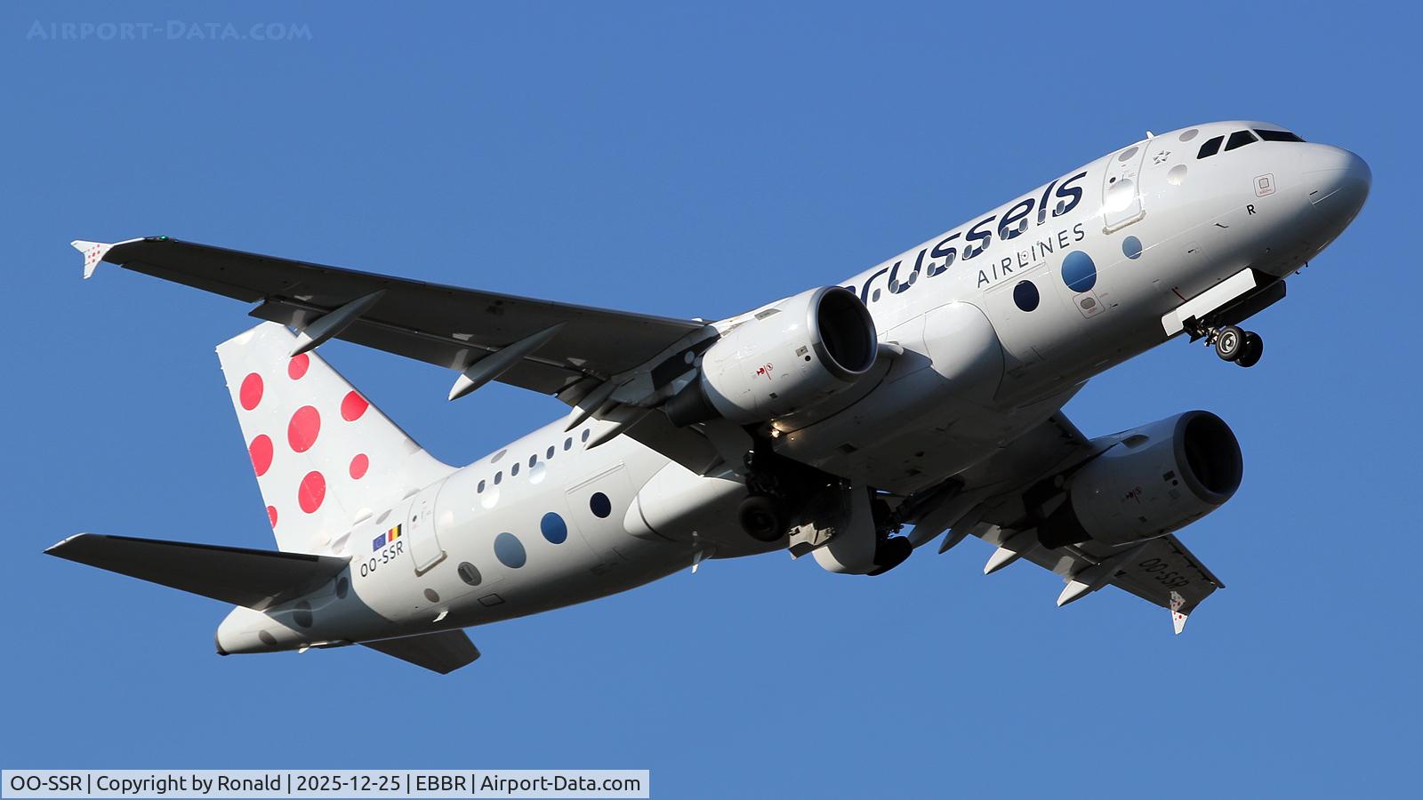 OO-SSR, 2010 Airbus A319-112 C/N 4275, at ebbr