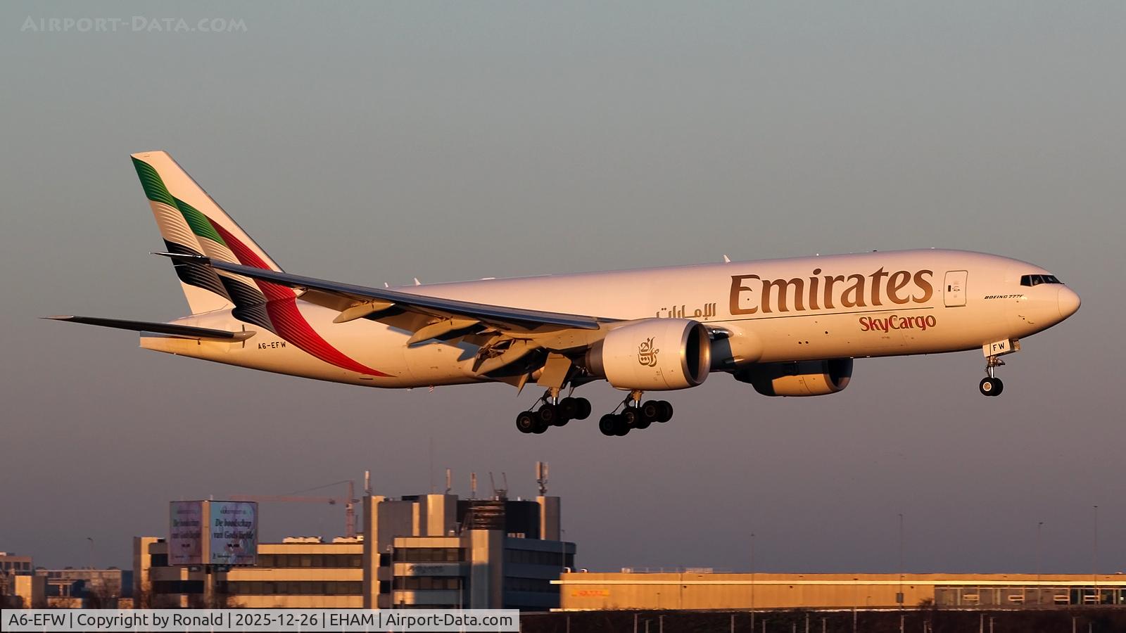 A6-EFW, 2025 Boeing 777-F C/N 68618 / 1780, at eham