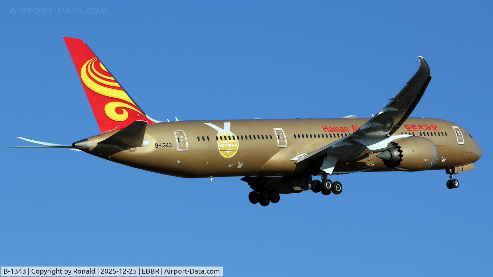 B-1343, 2017 Boeing 787-9 Dreamliner Dreamliner C/N 62724 / 648, at ebbr