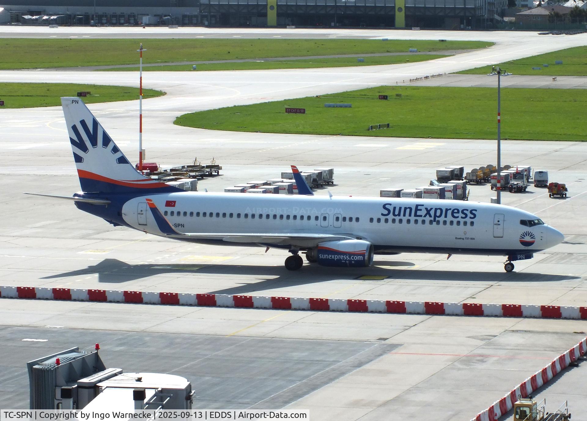 TC-SPN, 2018 Boeing 737-8KV C/N 60175, Boeing 737-8KV of SunExpress at Stuttgart airport