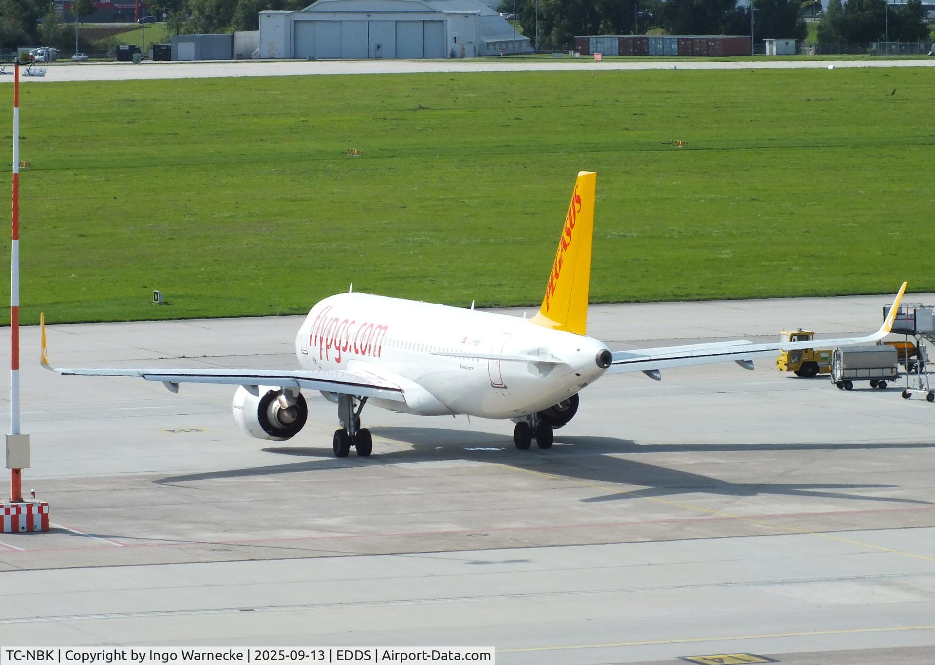 TC-NBK, 2017 Airbus A320-251N C/N 7786, Airbus A320-251N NEO of Pegasus Airlines at Stuttgart airport