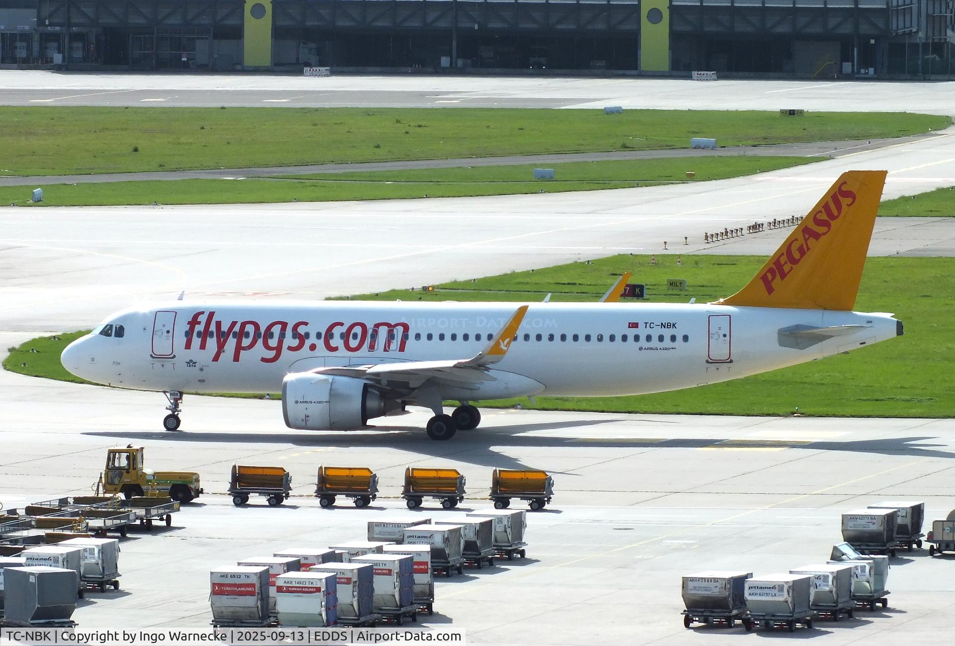 TC-NBK, 2017 Airbus A320-251N C/N 7786, Airbus A320-251N NEO of Pegasus Airlines at Stuttgart airport