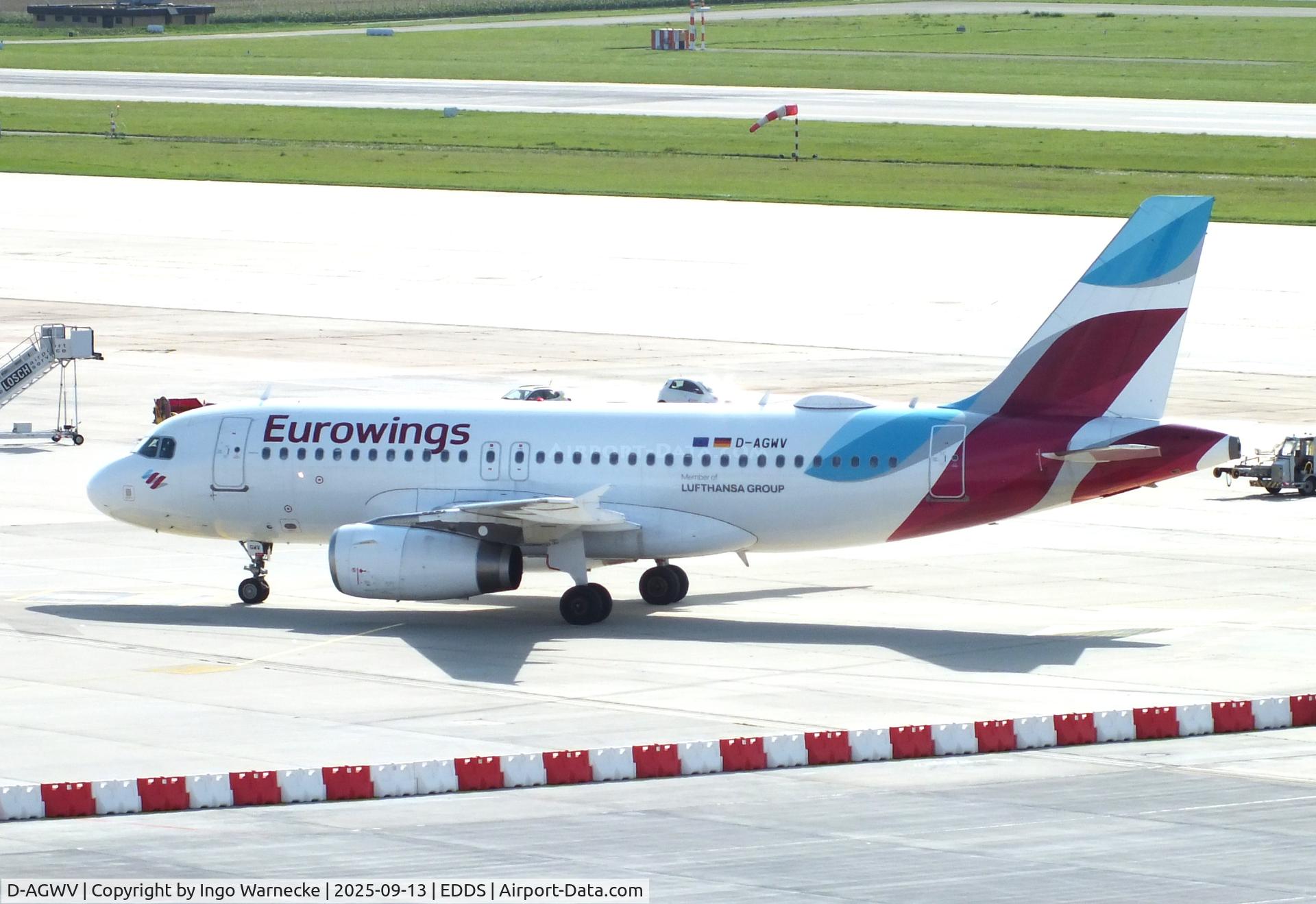 D-AGWV, 2013 Airbus A319-132 C/N 5467, Airbus A319-132 of Eurowings at Stuttgart airport